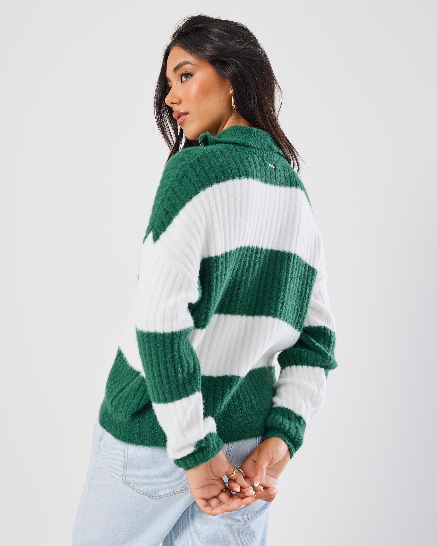 Atlas Half Zip Knit Jumper