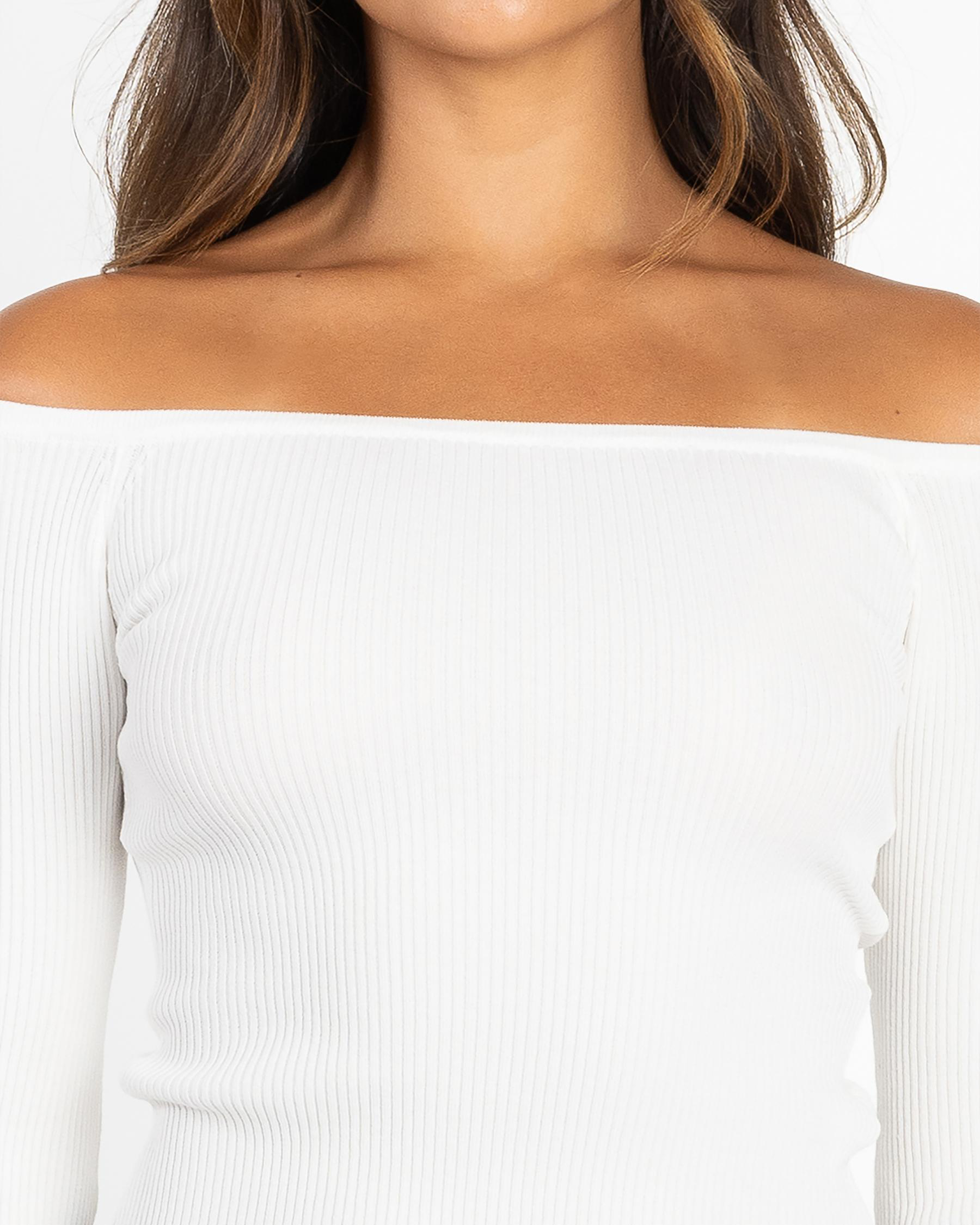 Kylie Off Shoulder Knit Top