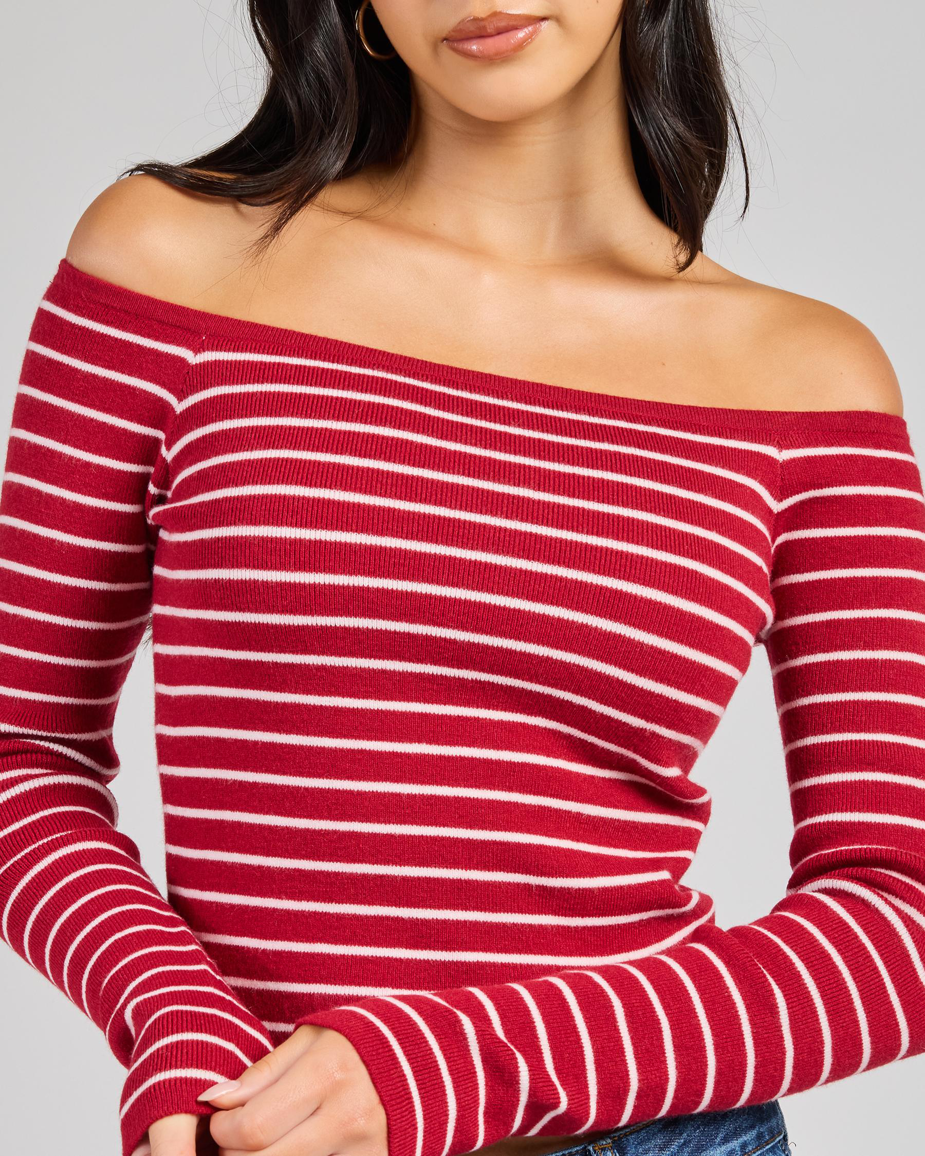 Kimberly Off Shoulder Knit Top