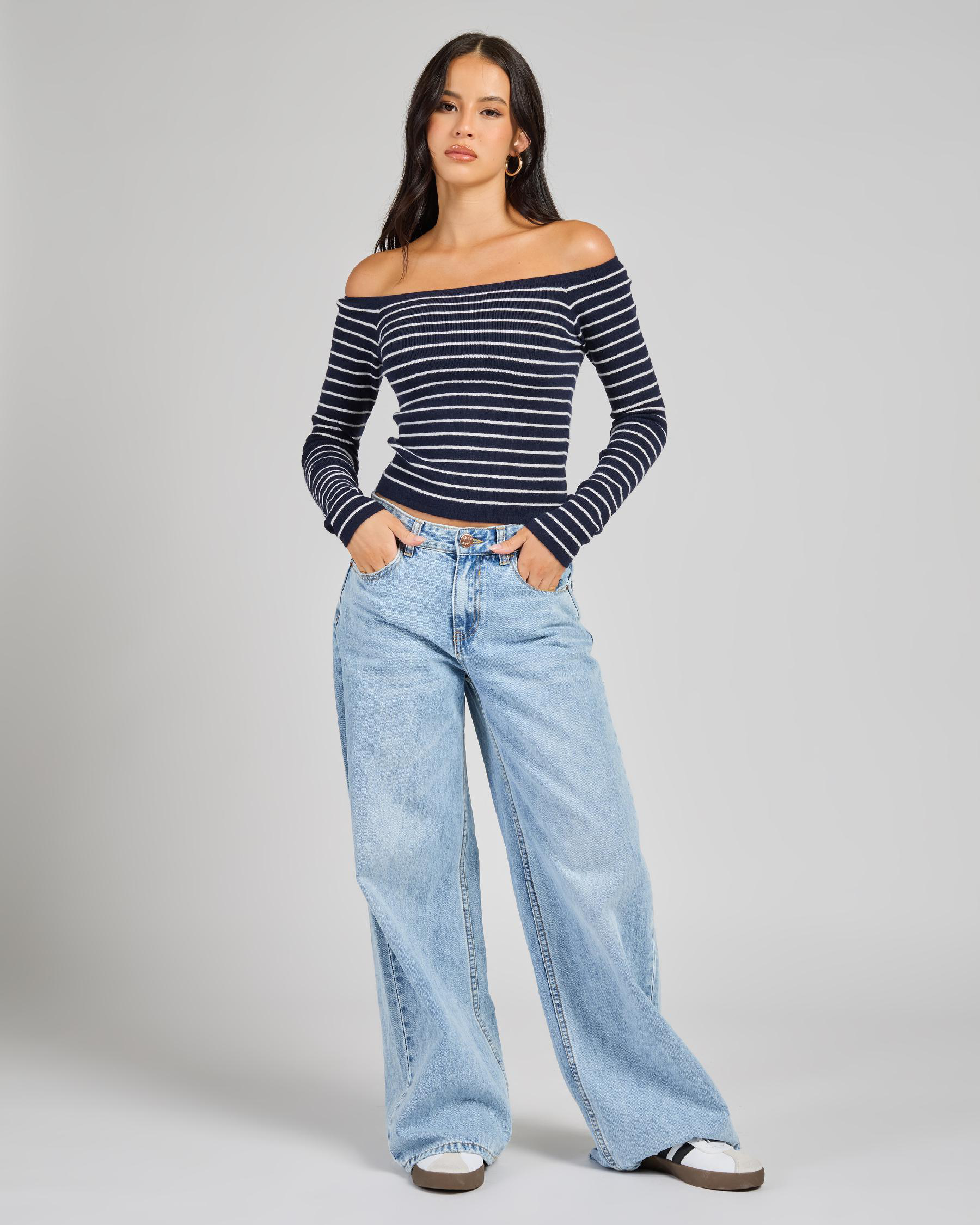 Kimberly Off Shoulder Knit Top