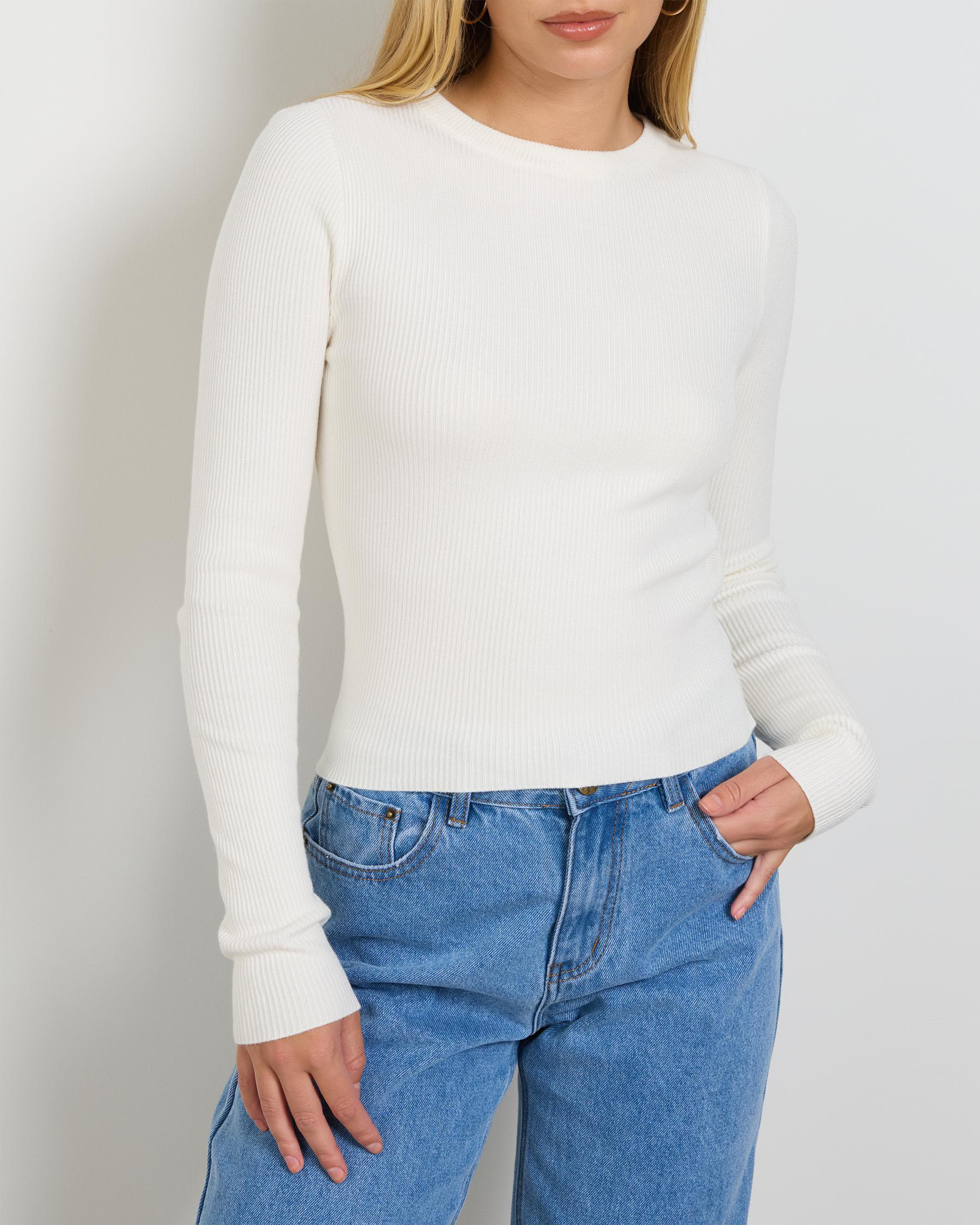 Kourtney Long Sleeve Knit Top