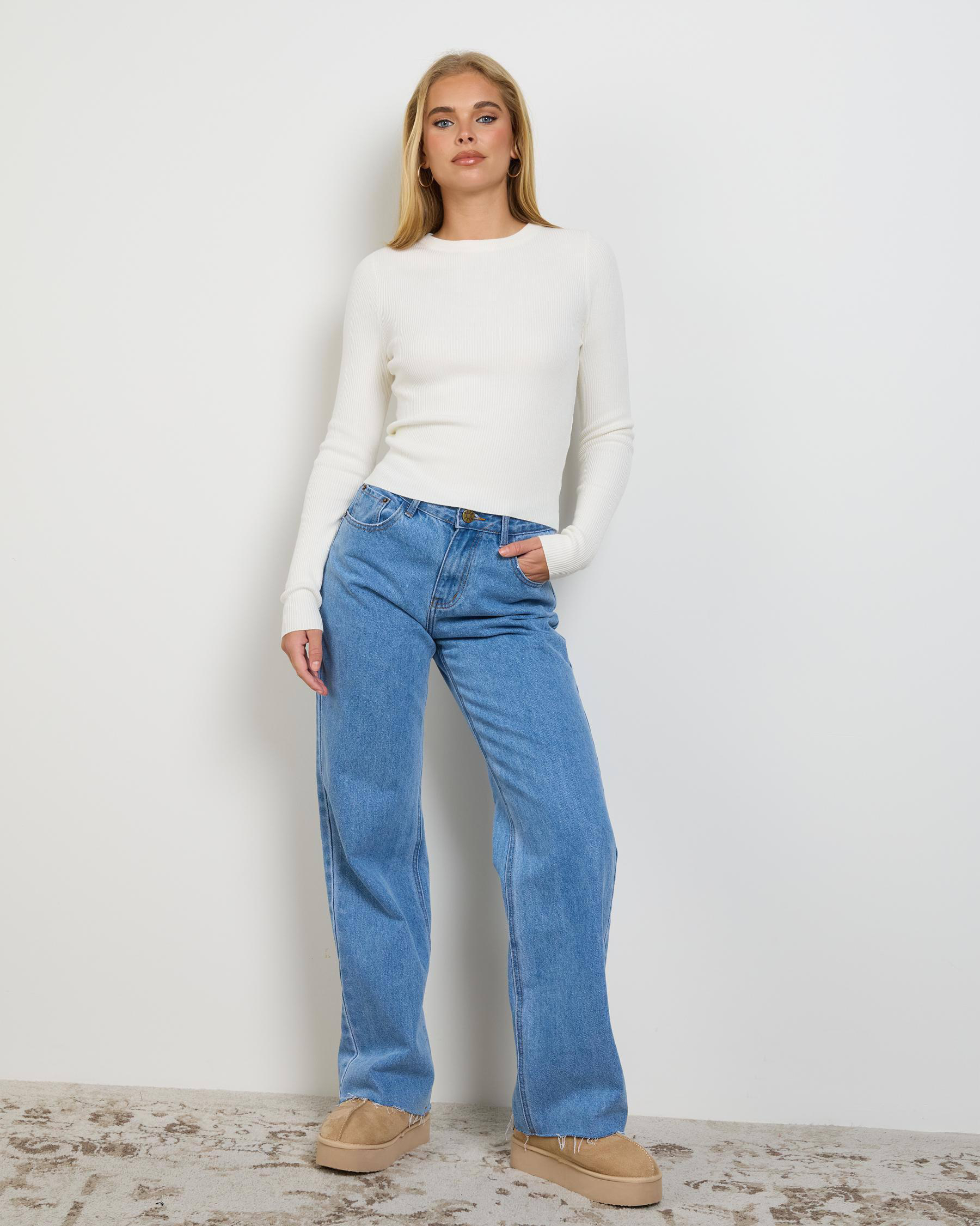 Kourtney Long Sleeve Knit Top