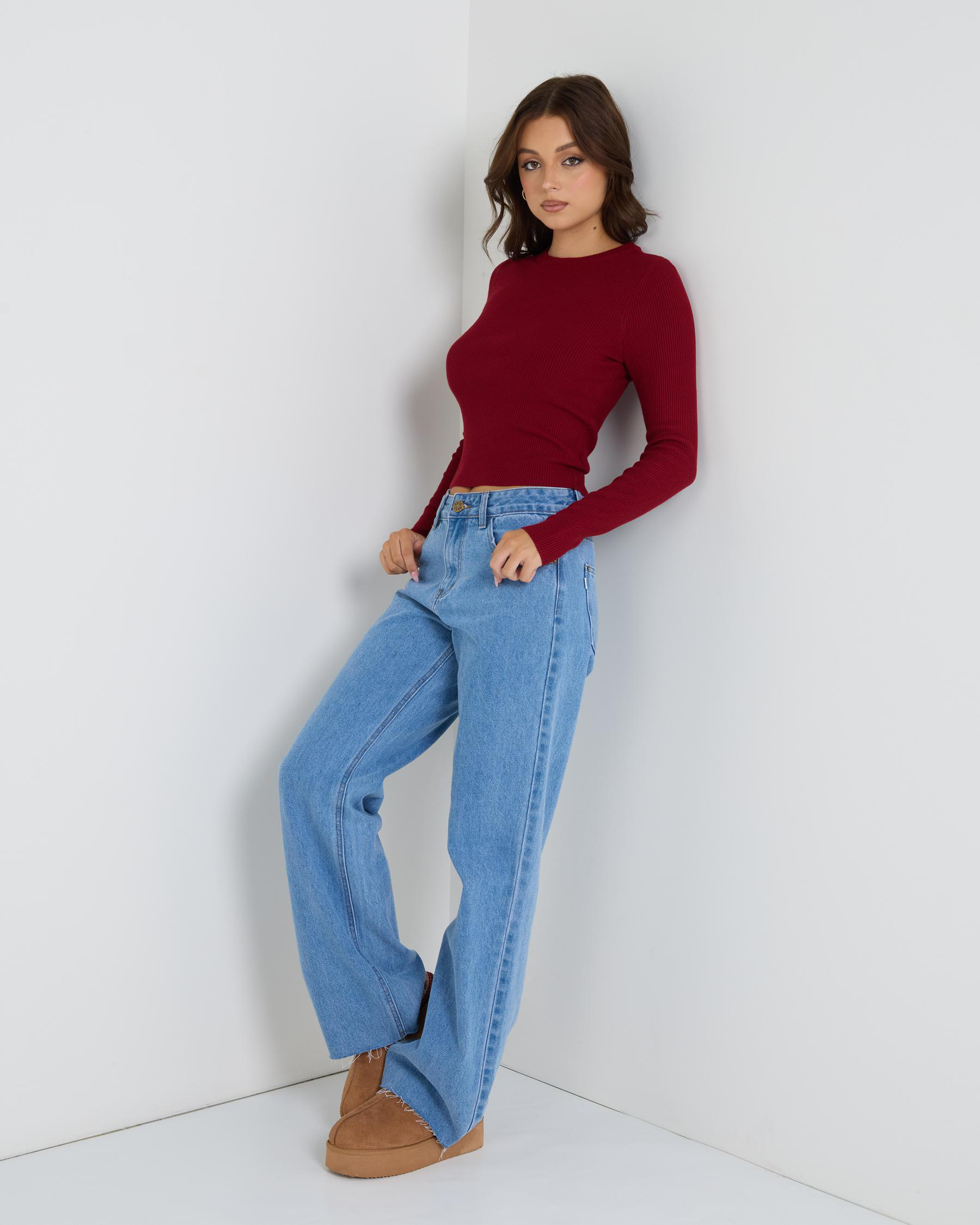 Kourtney Long Sleeve Knit Top