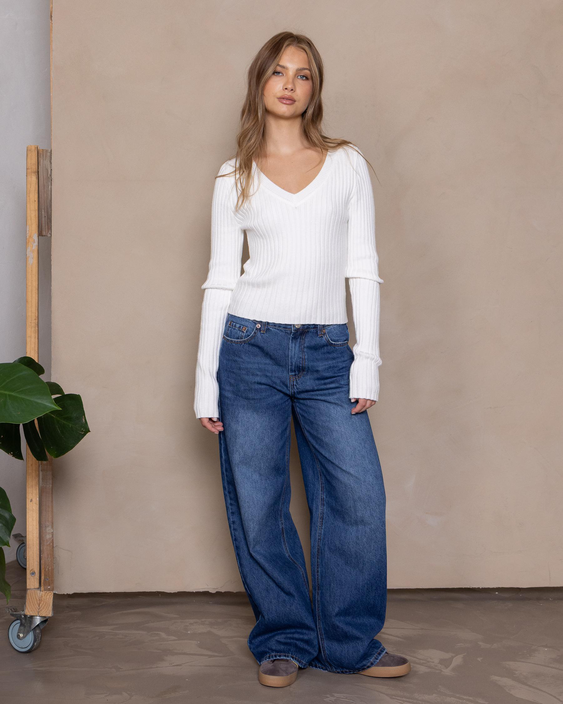 Khloe Long Sleeve Knit Top