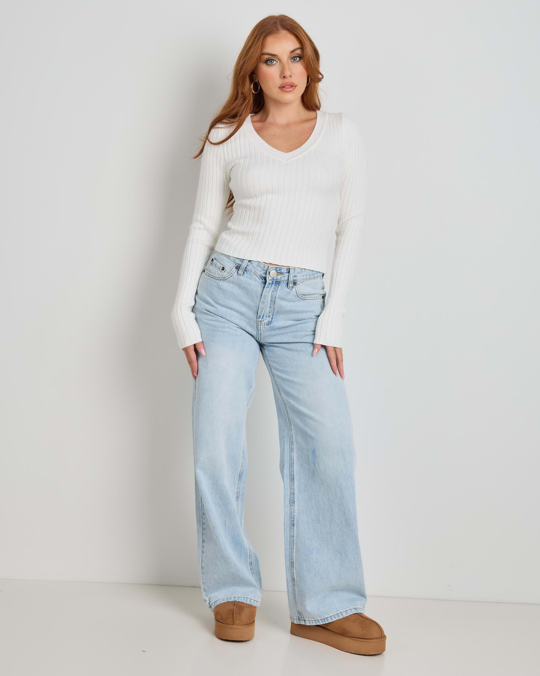 Khloe Long Sleeve Knit Top