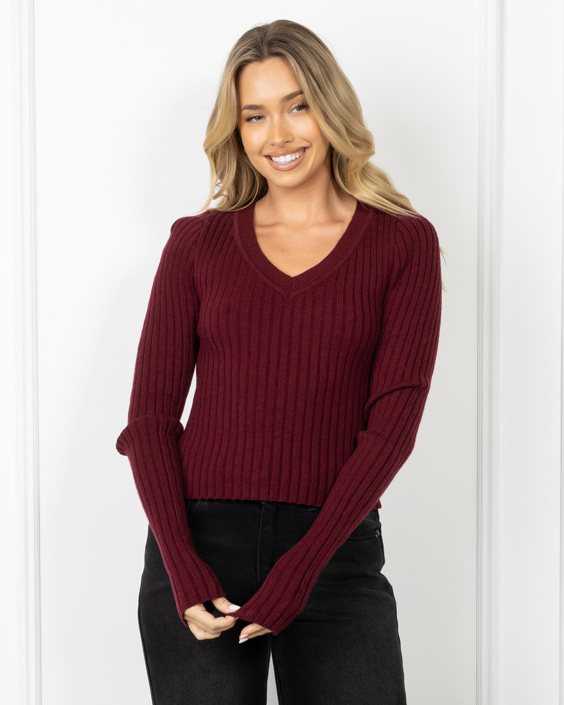 Khloe Long Sleeve Knit Top