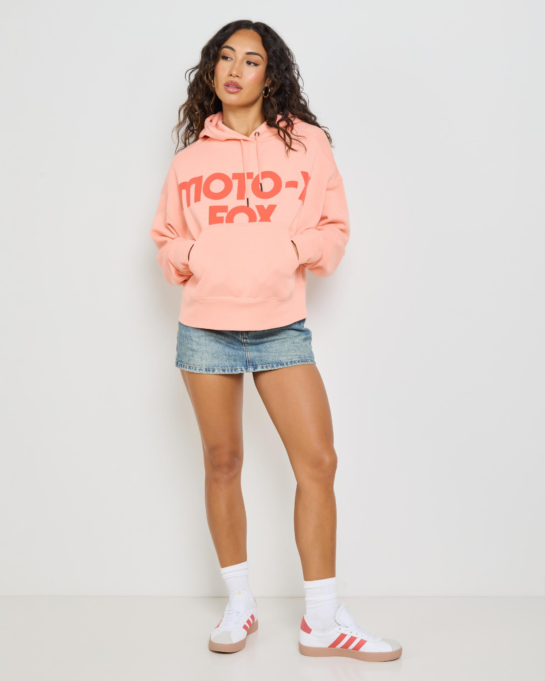 Moto-X Oversized Fleece Pullover Hoodie