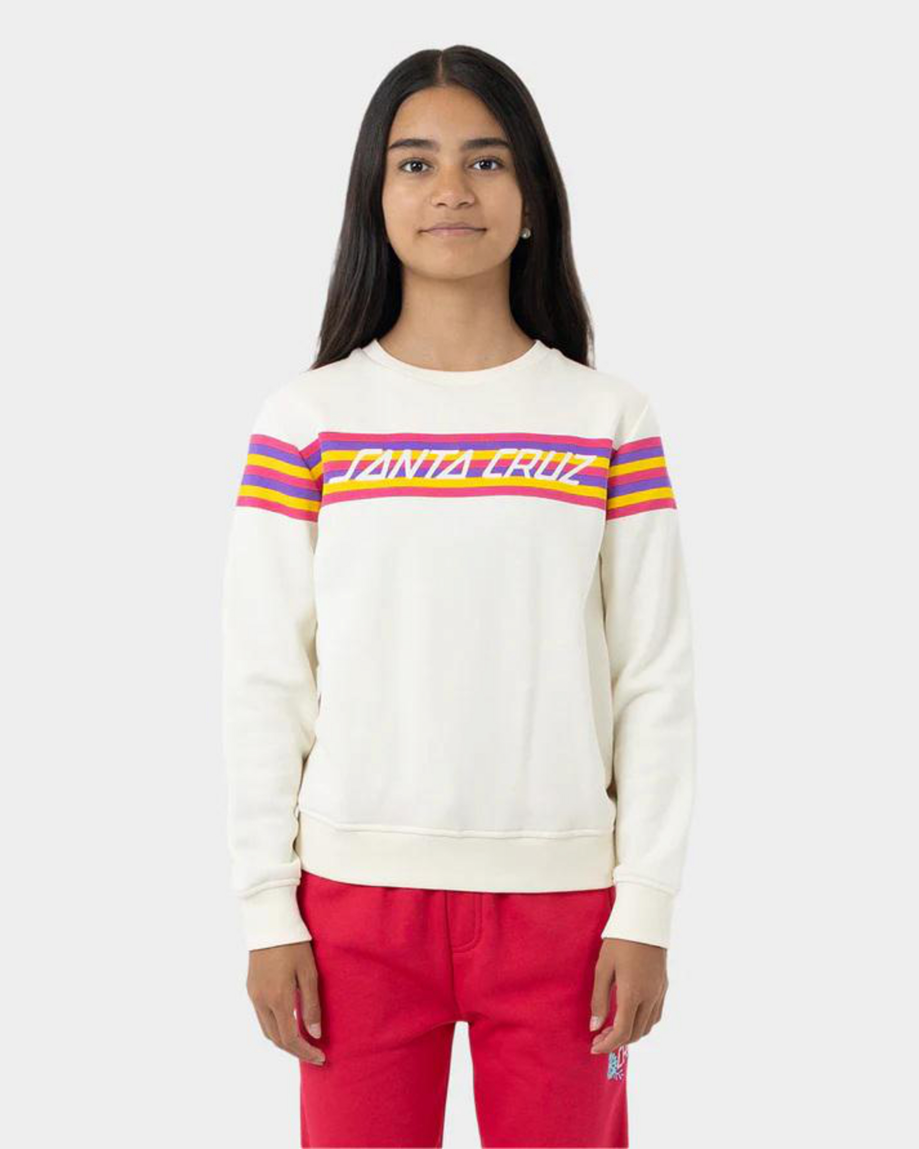SC Rainbow Stripe Front Sweatshirt