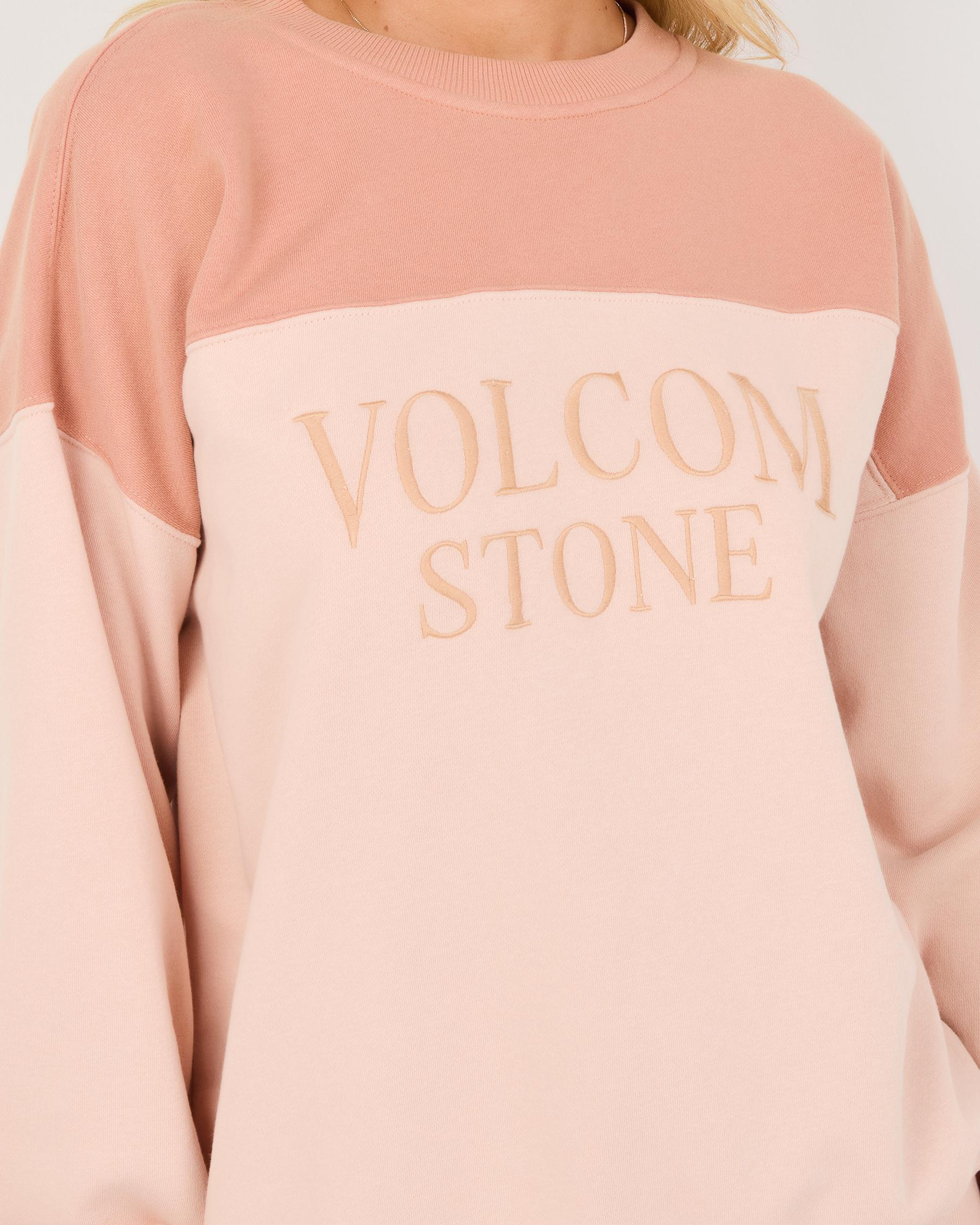 Stone Blocked Crewneck Sweatshirt
