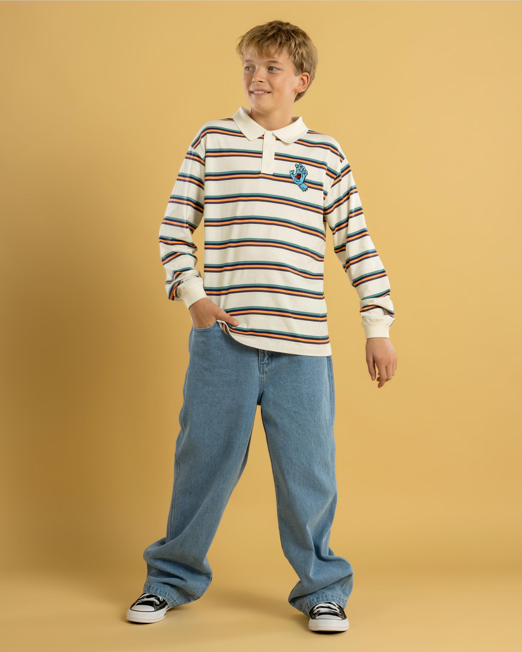 Horizon Long Sleeve Polo T-Shirt