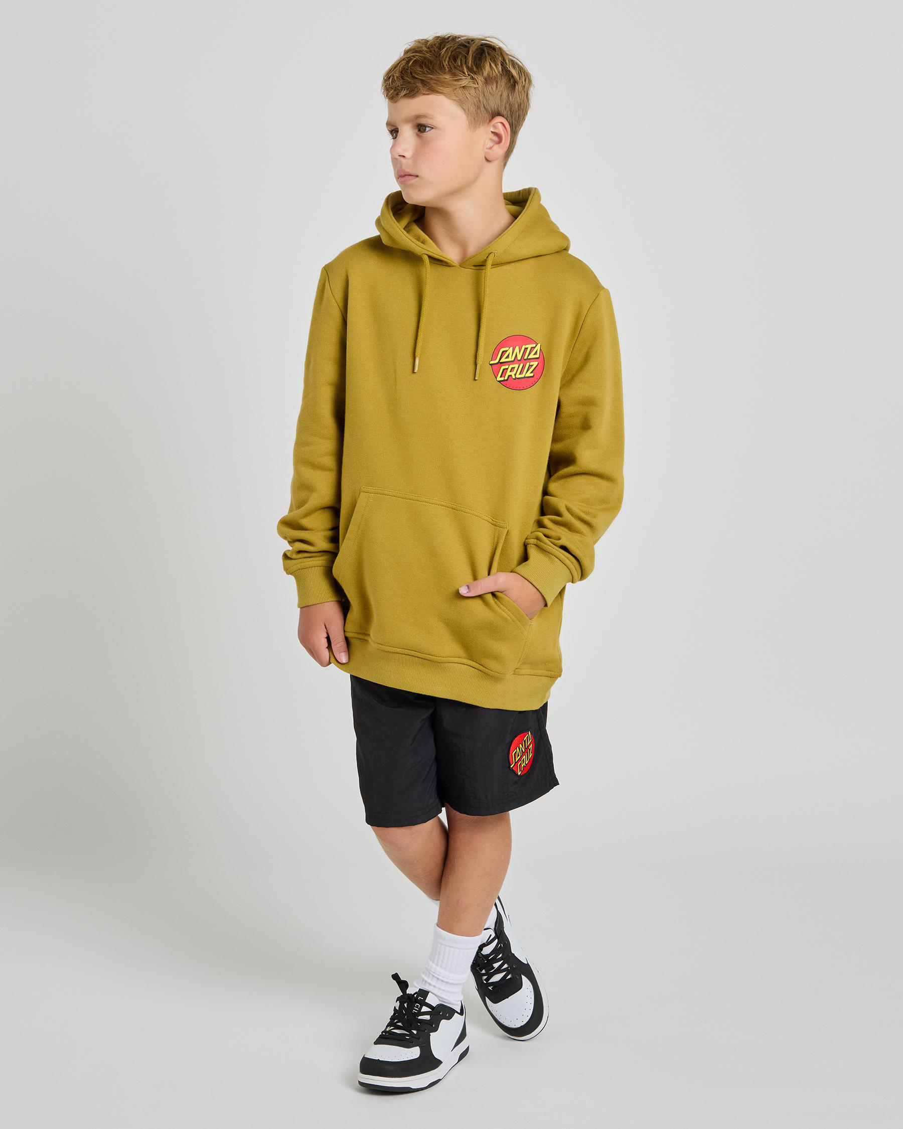 Classic Dot Puff Chest Hoodie