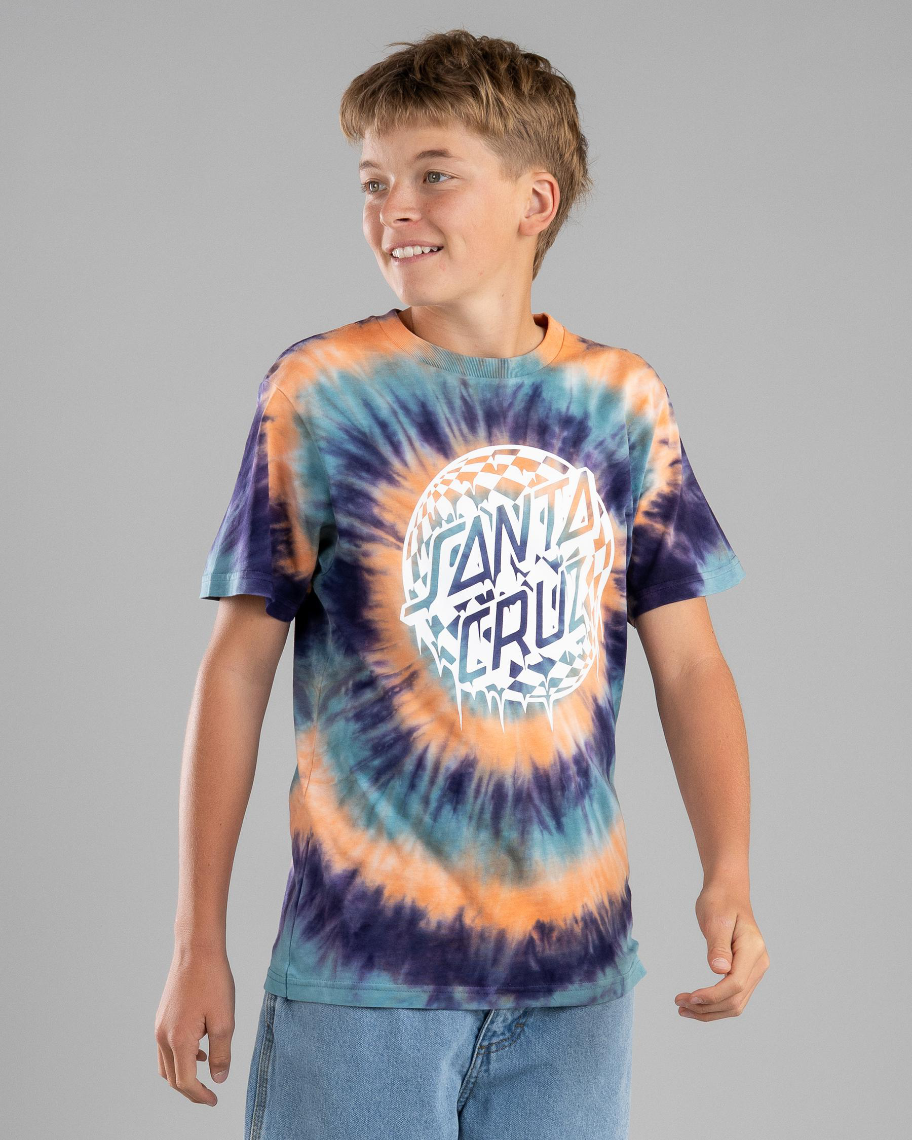 Check Waste Dot Mono Front T-Shirt