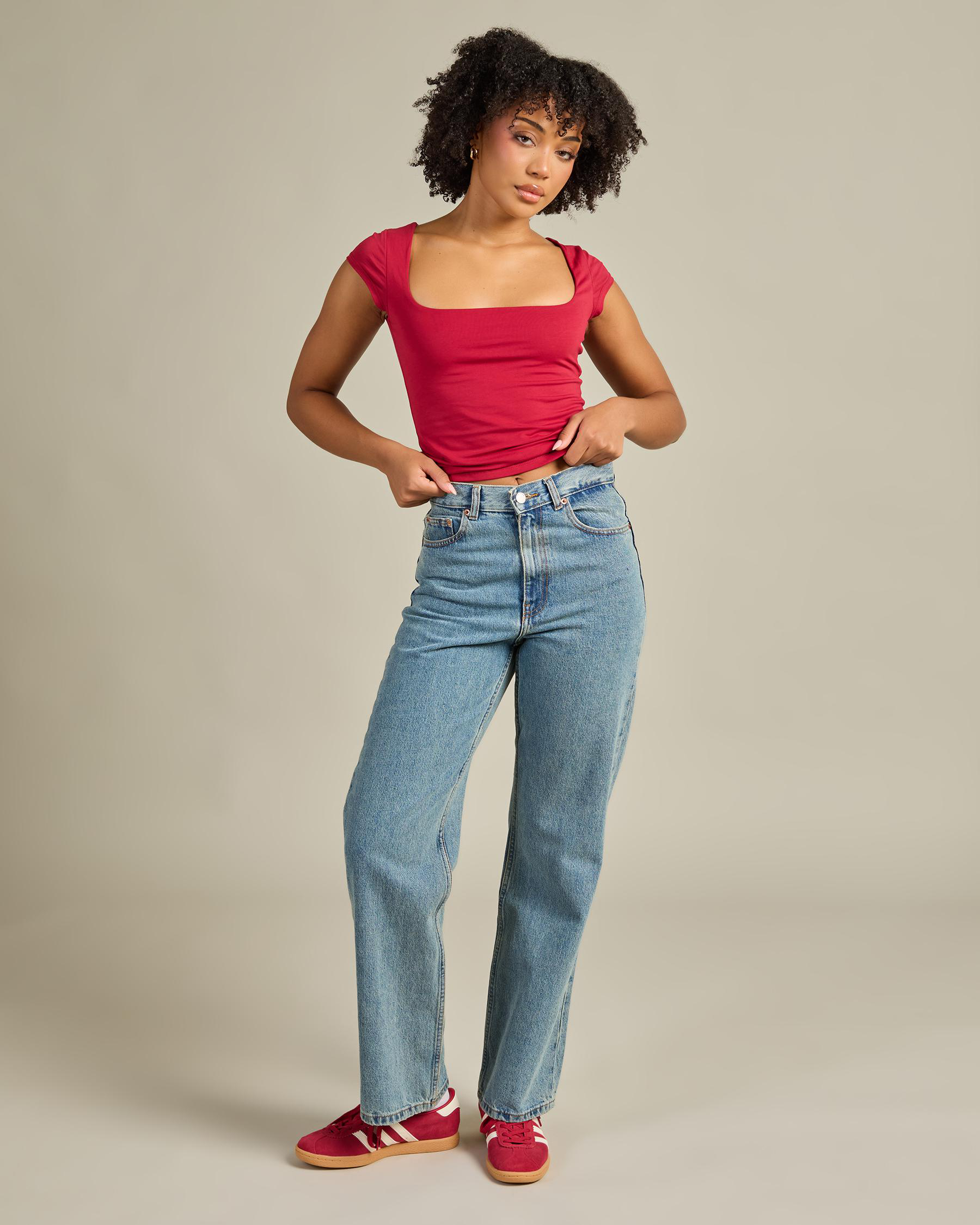Echo High Straight Jeans
