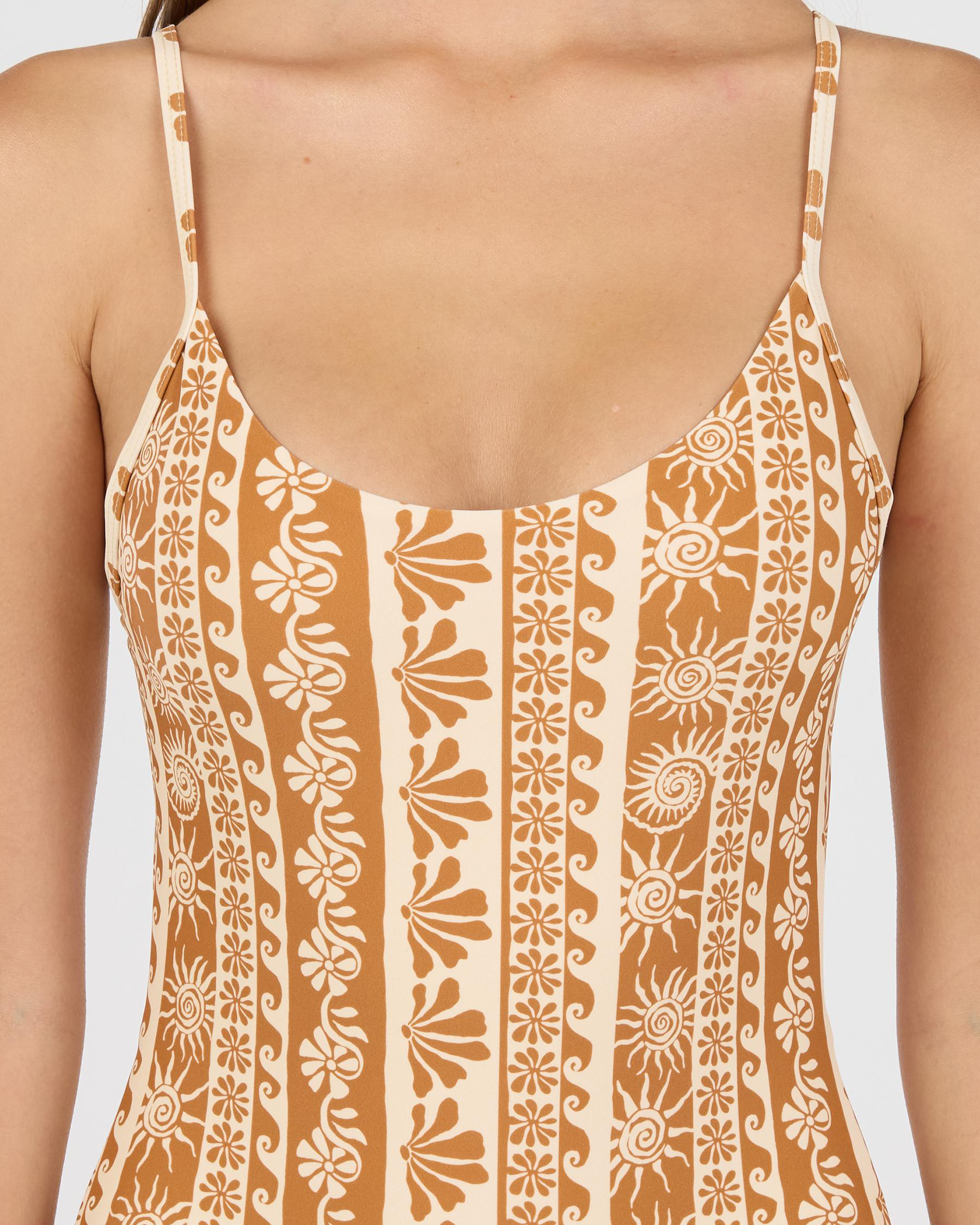 Seafarer Tie Back Minimal One Piece Swimsuit