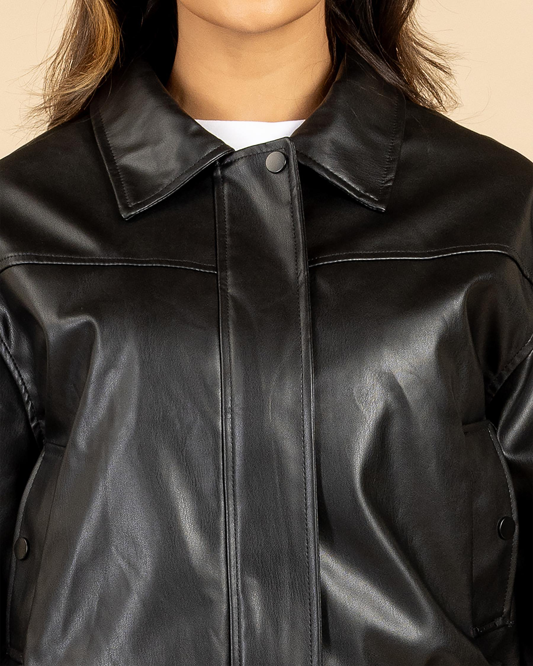 Brando Faux Leather Jacket