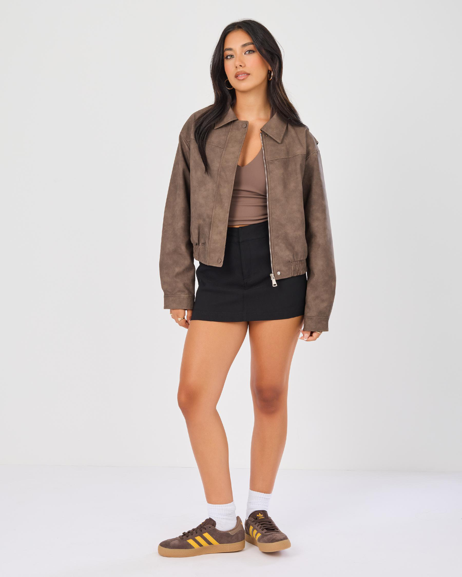 Brando Faux Leather Jacket