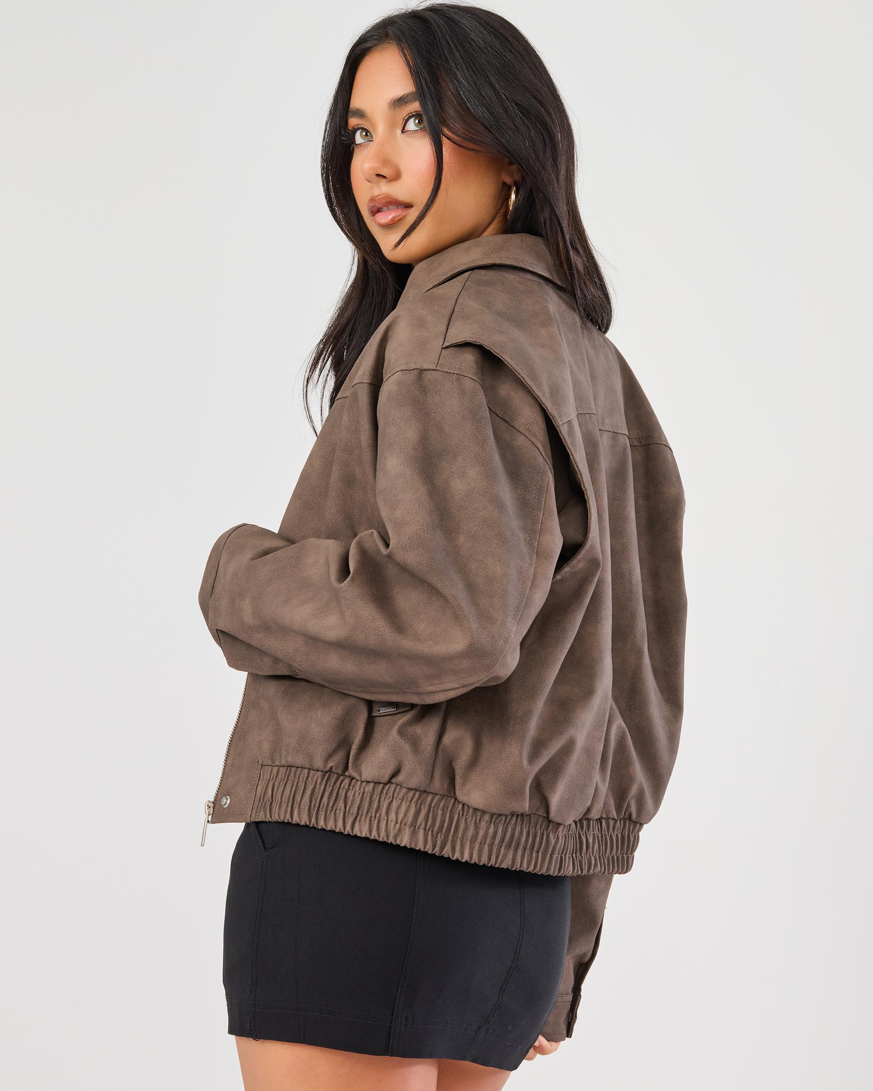 Brando Faux Leather Jacket