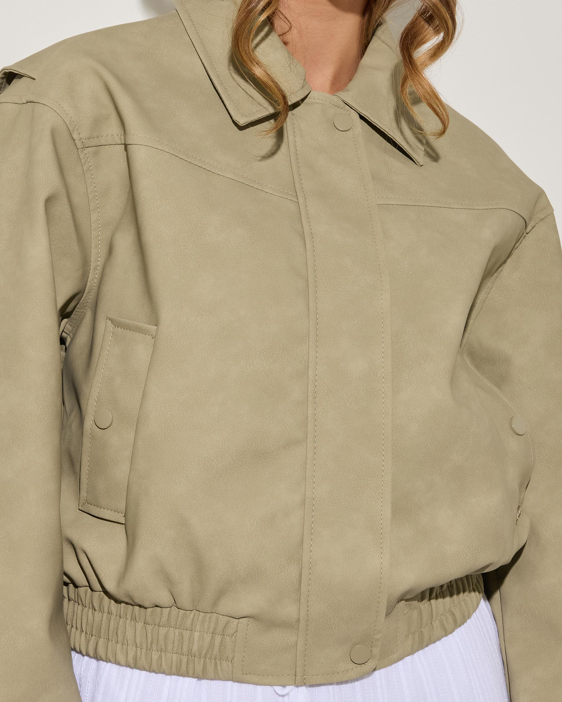 Brando Faux Leather Jacket