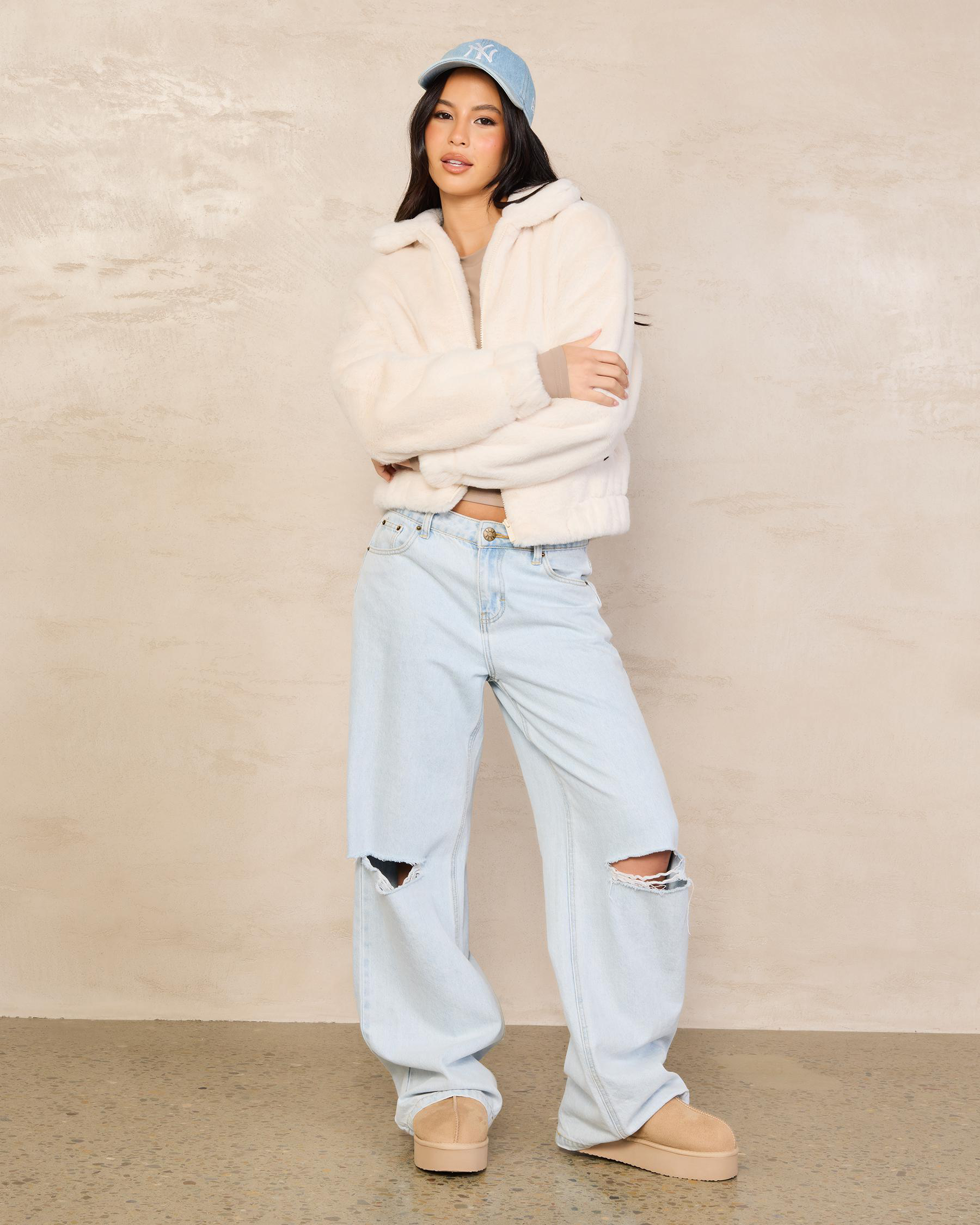 Kick On Faux Fur Jacket