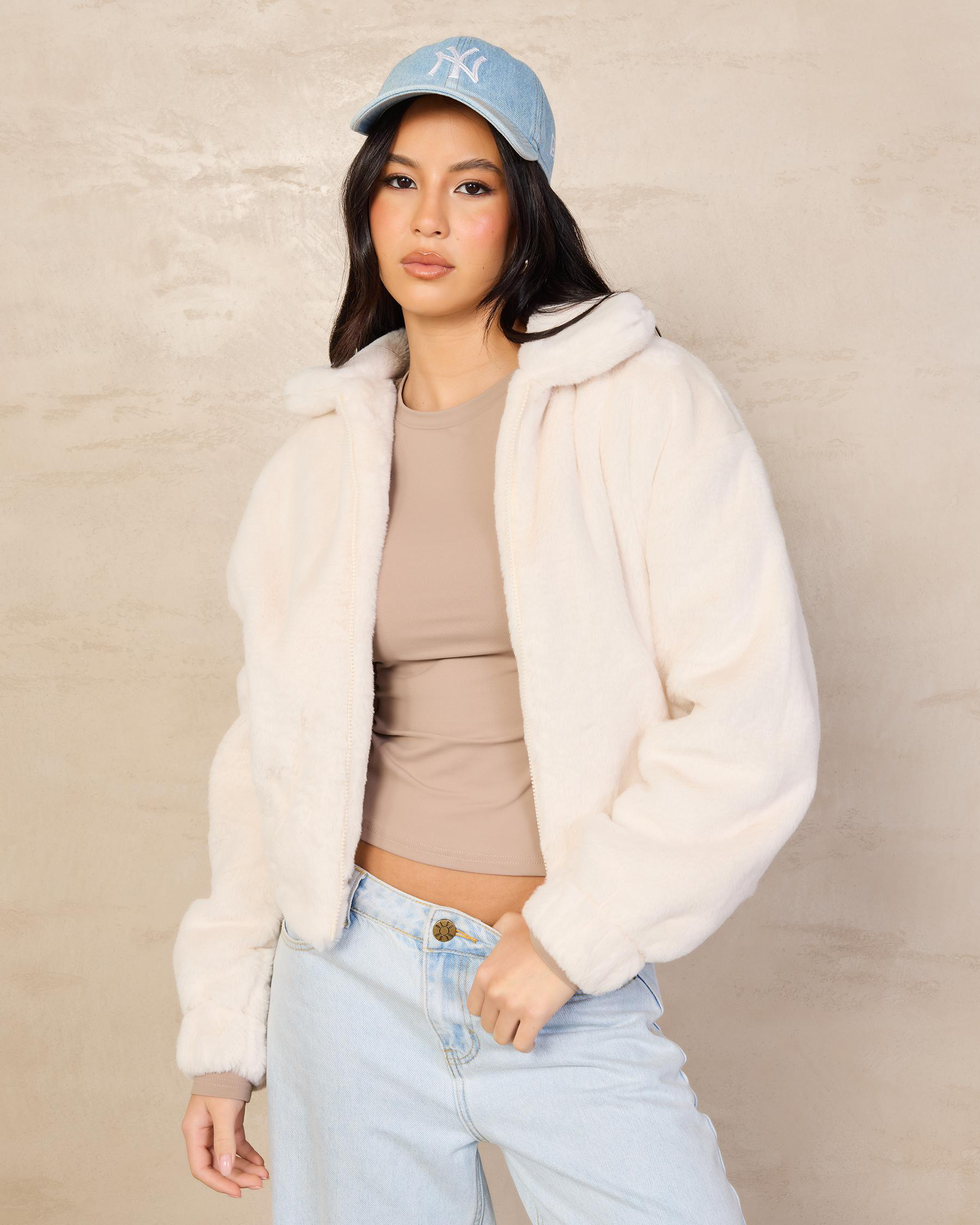 Kick On Faux Fur Jacket