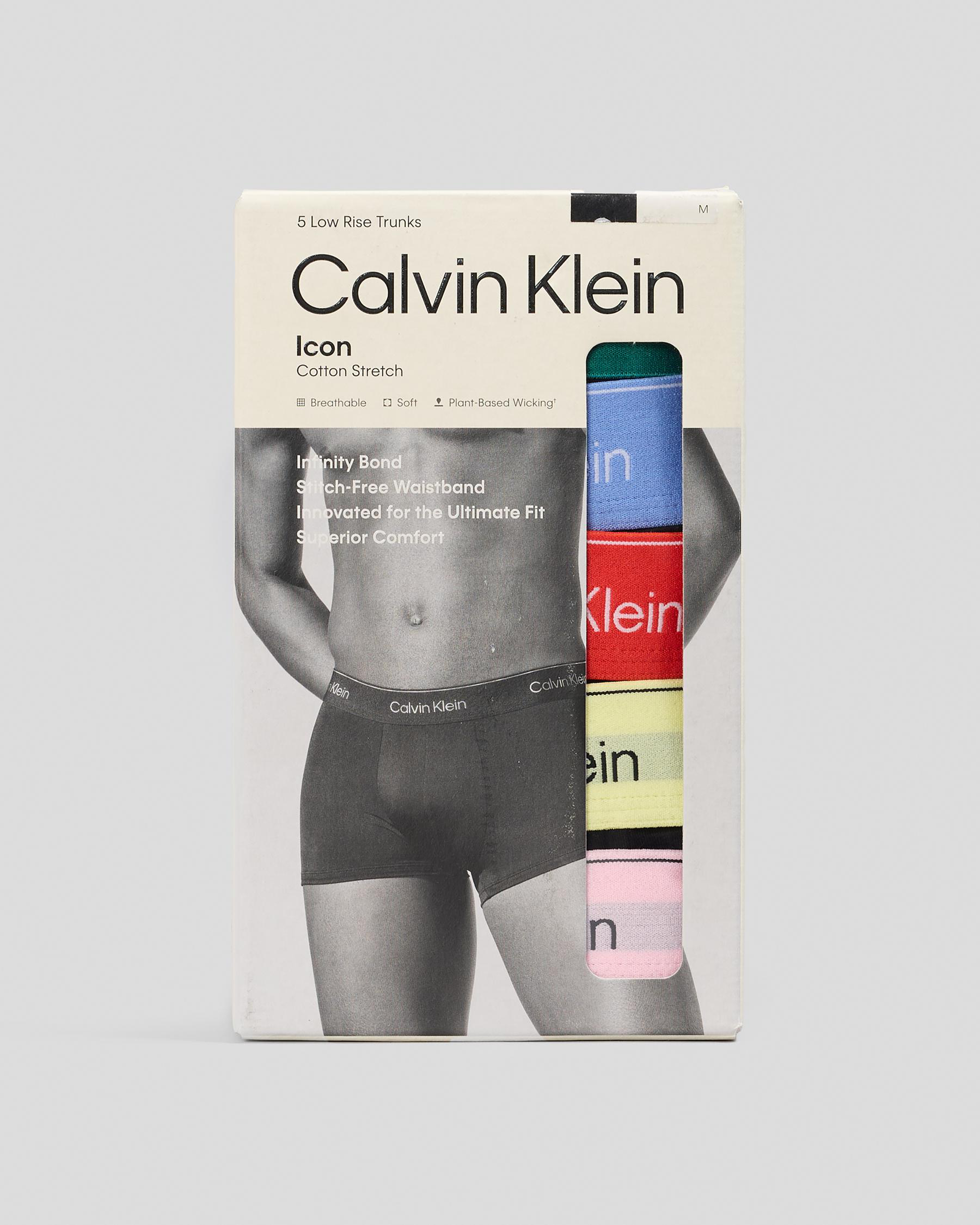 Icon Cotton Stretch Low Rise Trunk 5 Pack