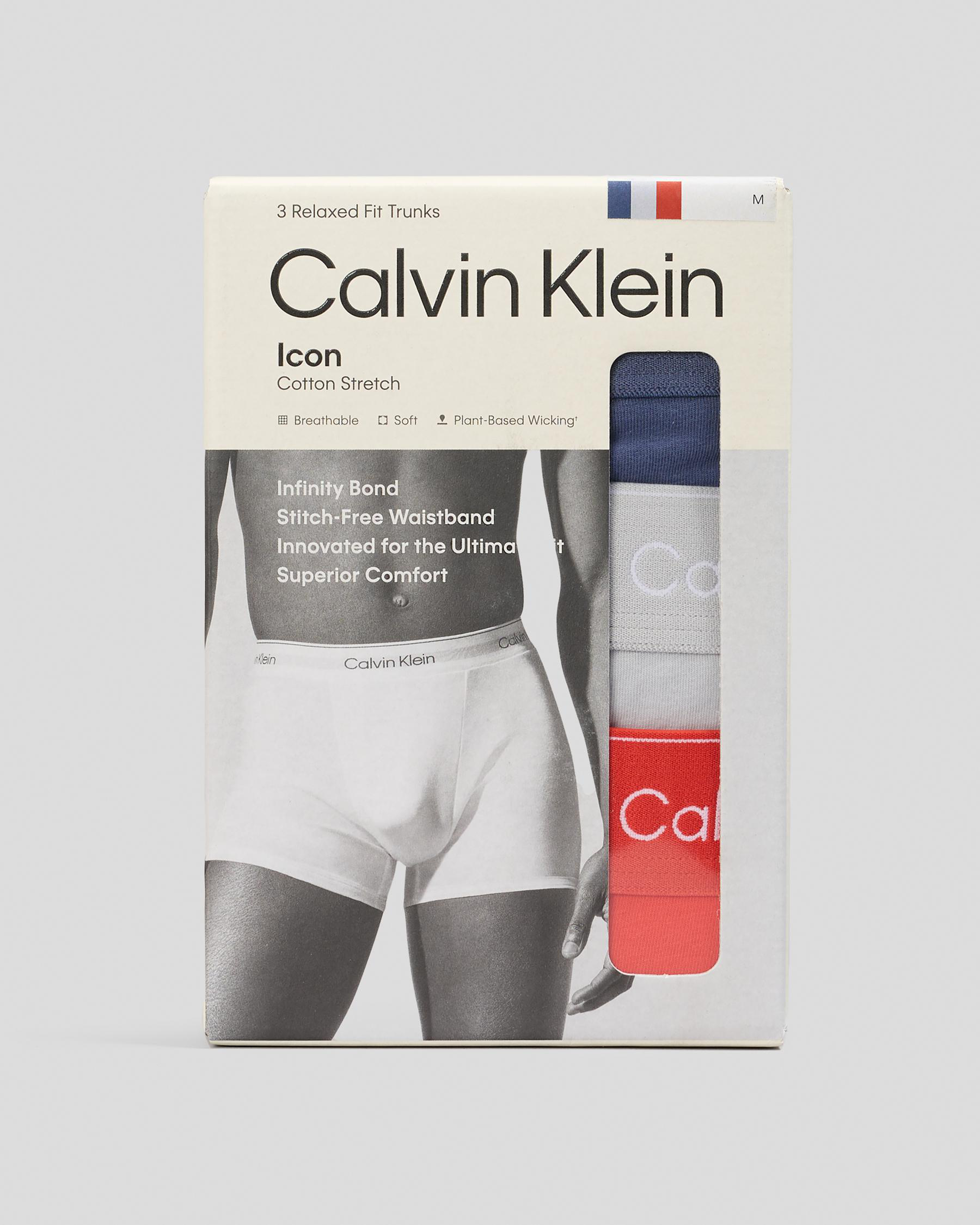 Icon Cotton Stretch Trunk 3 Pack