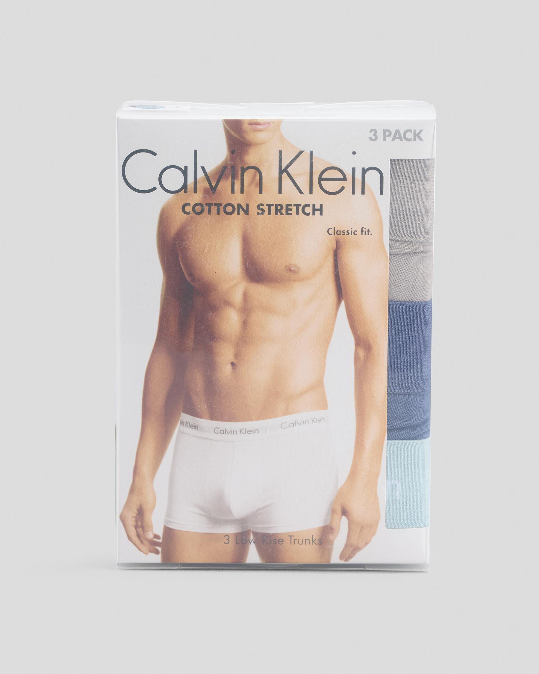 Cotton Stretch Low Rise Trunk 3 Pack