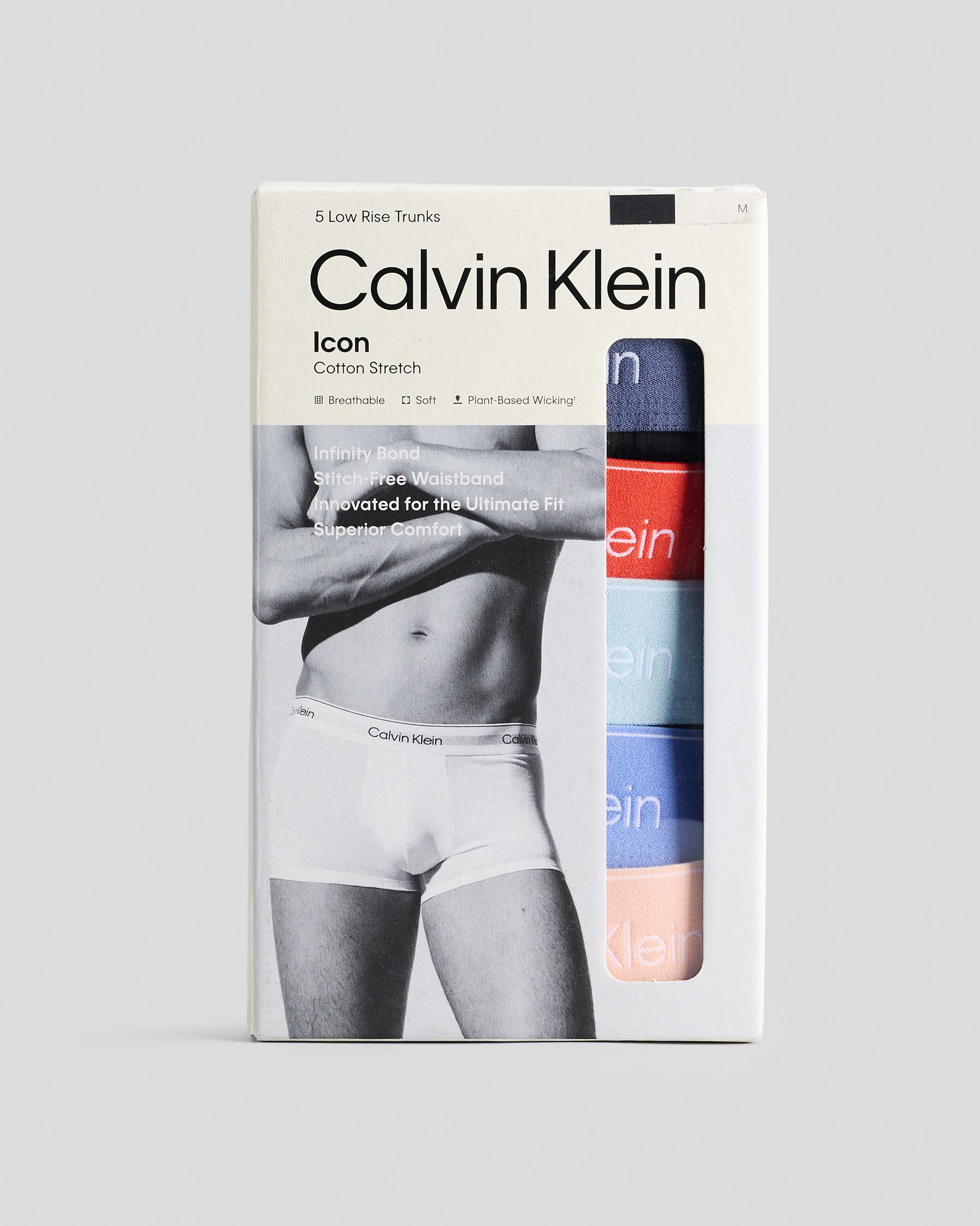 Icon Cotton Stretch Low Rise Trunk 5 Pack