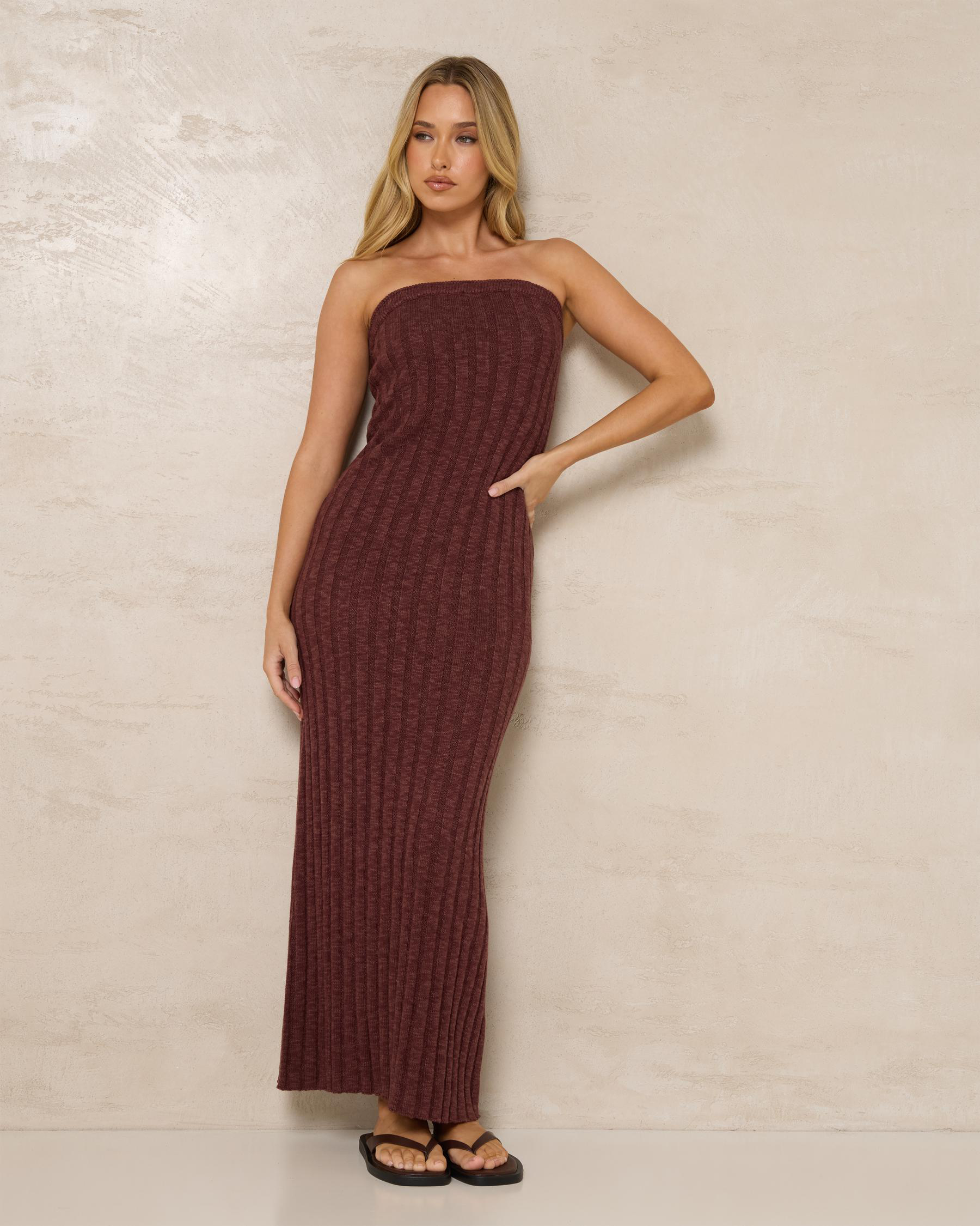 Koko Strapless Knit Dress