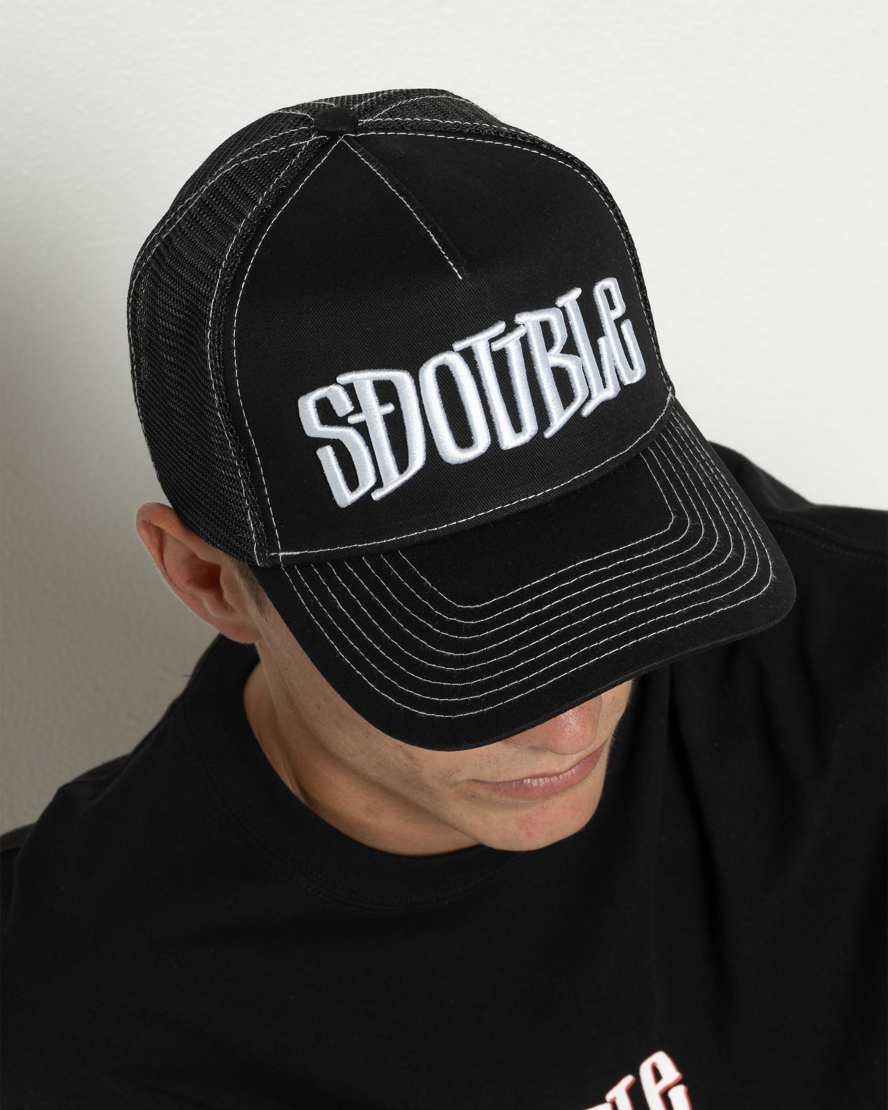 Mid-Block Curved Peak Trucker Cap