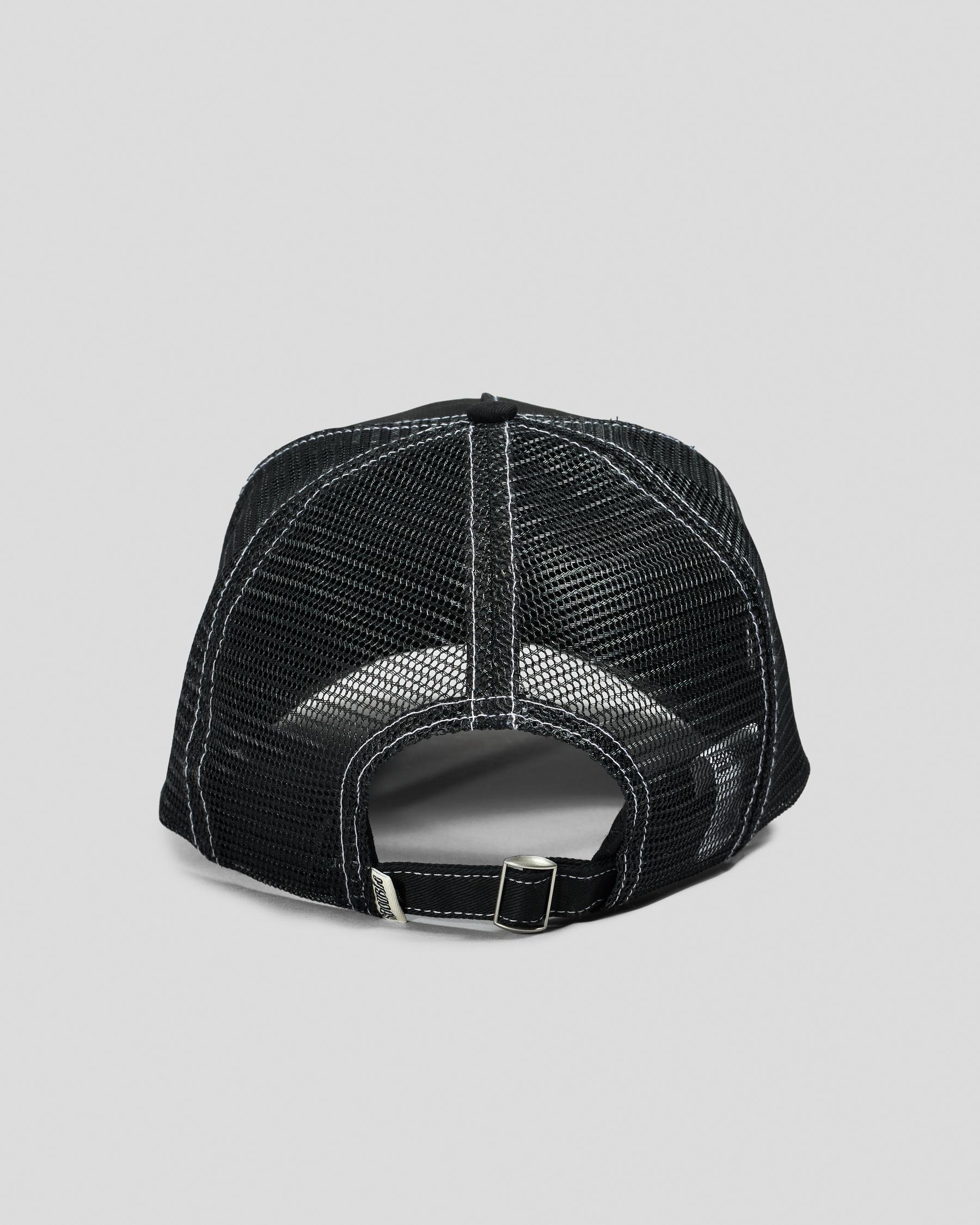 Mid-Block Curved Peak Trucker Cap