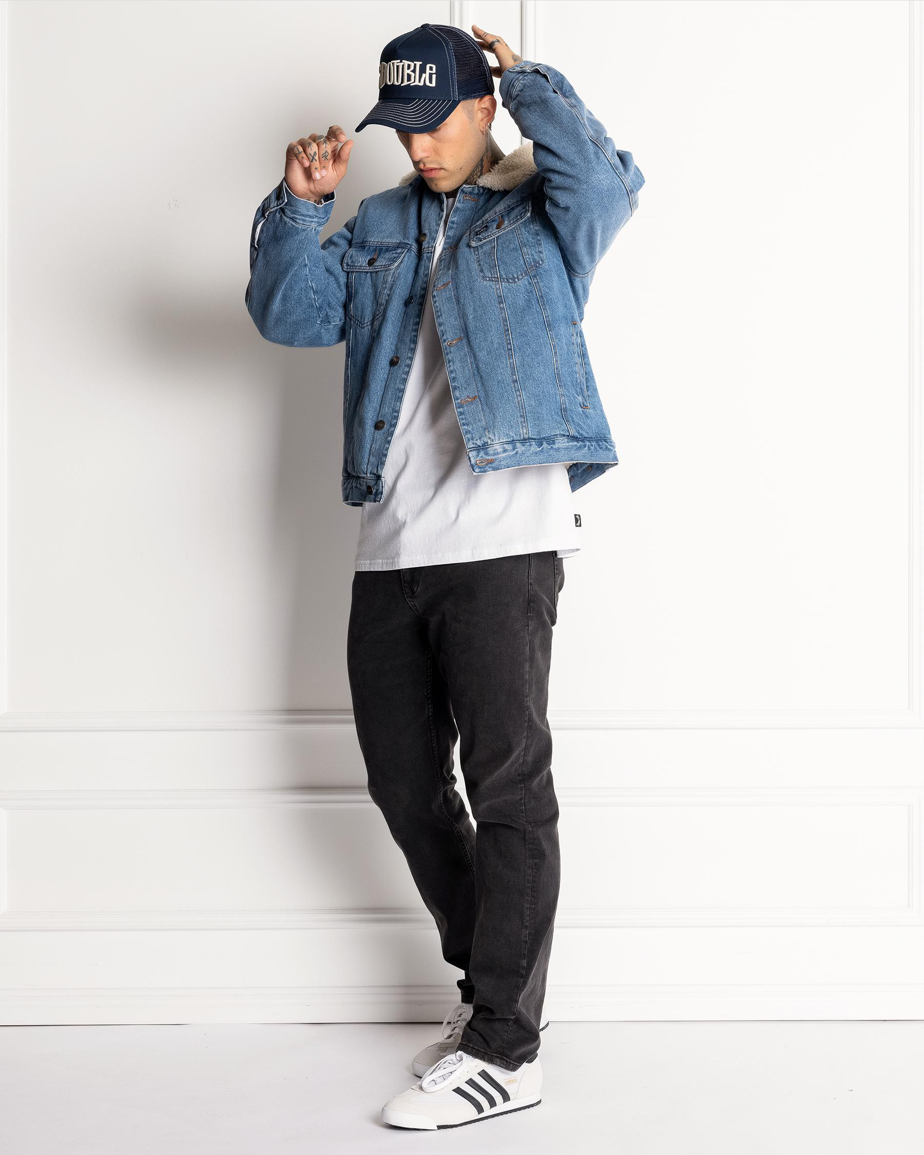 Mid-Block Curved Peak Trucker Cap