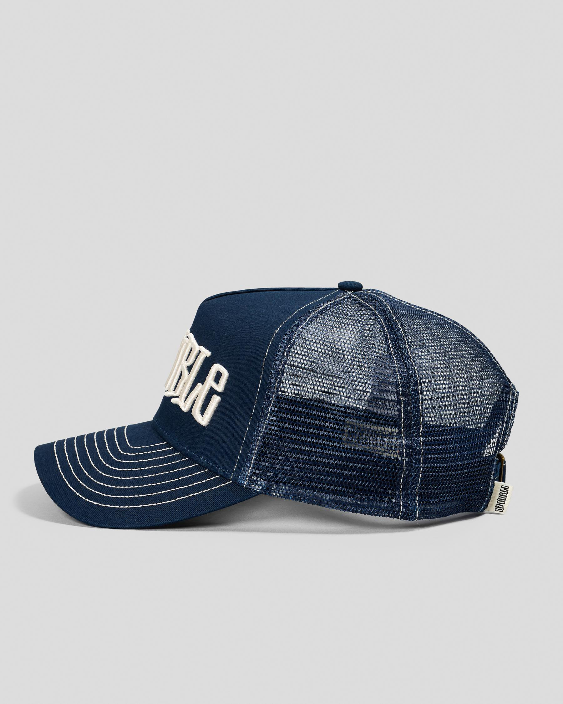 Mid-Block Curved Peak Trucker Cap