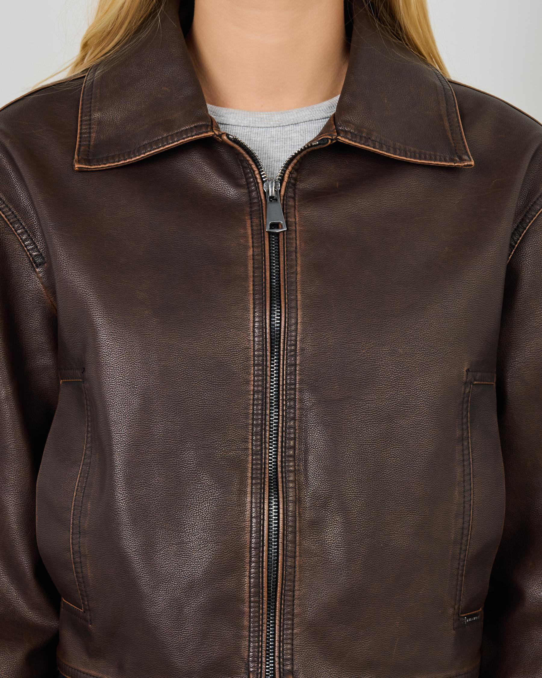 Jett Faux Leather Jacket