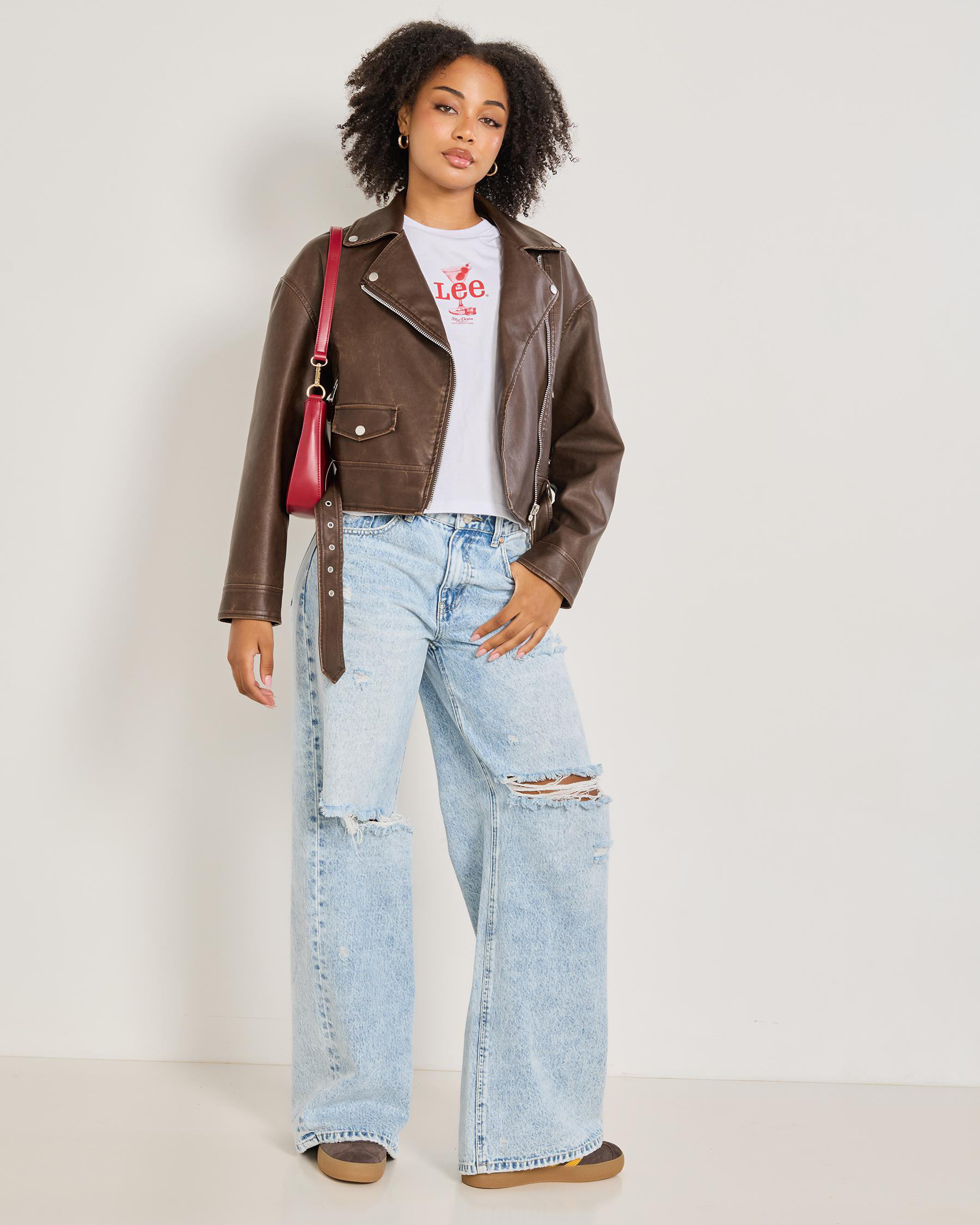 Cruz Faux Leather Jacket