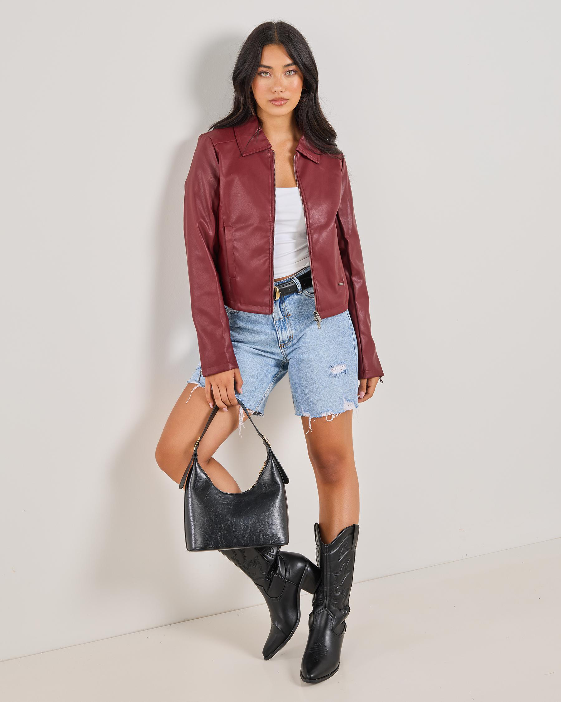 Izzy Faux Leather Jacket