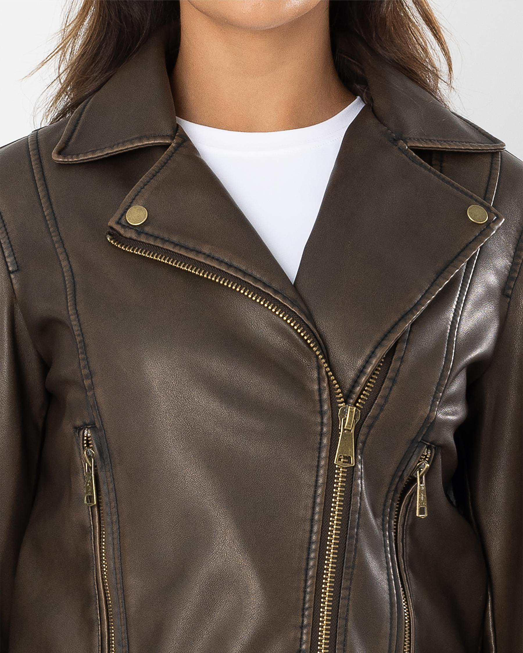 Rebel Faux Leather Jacket