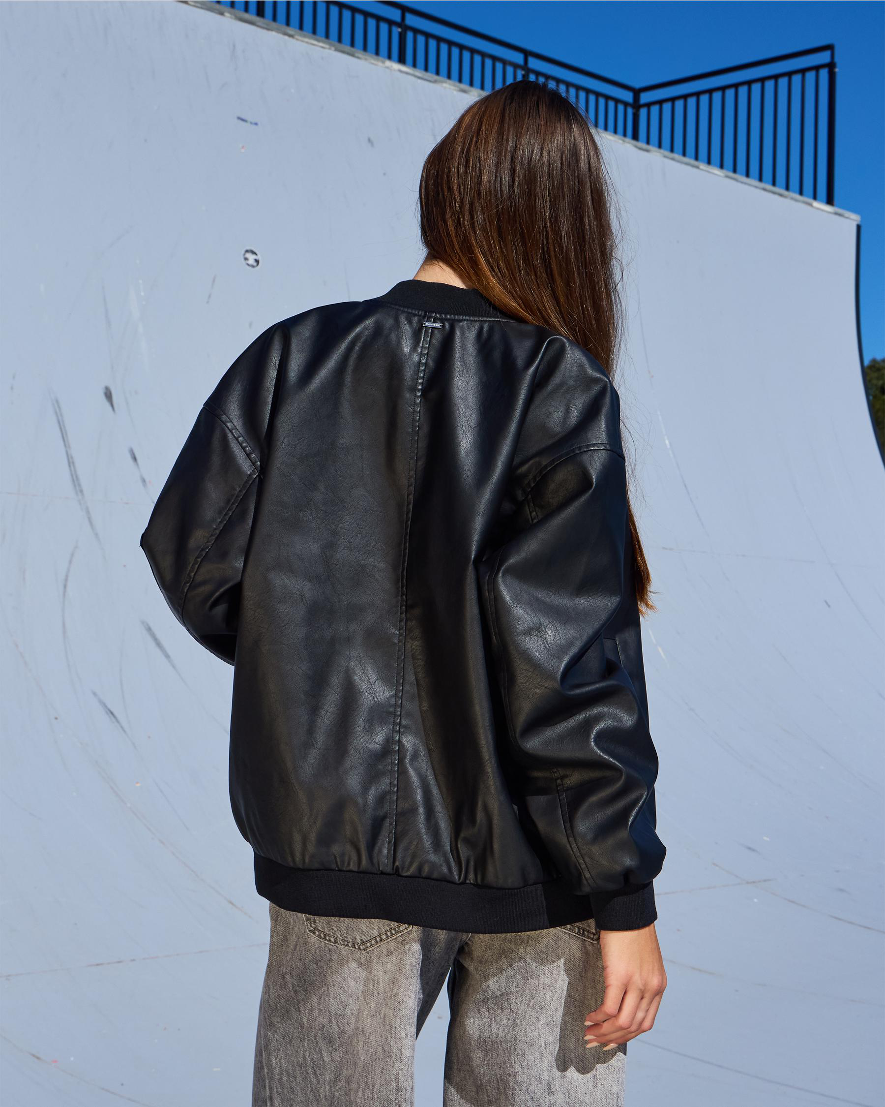 Ace Faux Leather Jacket