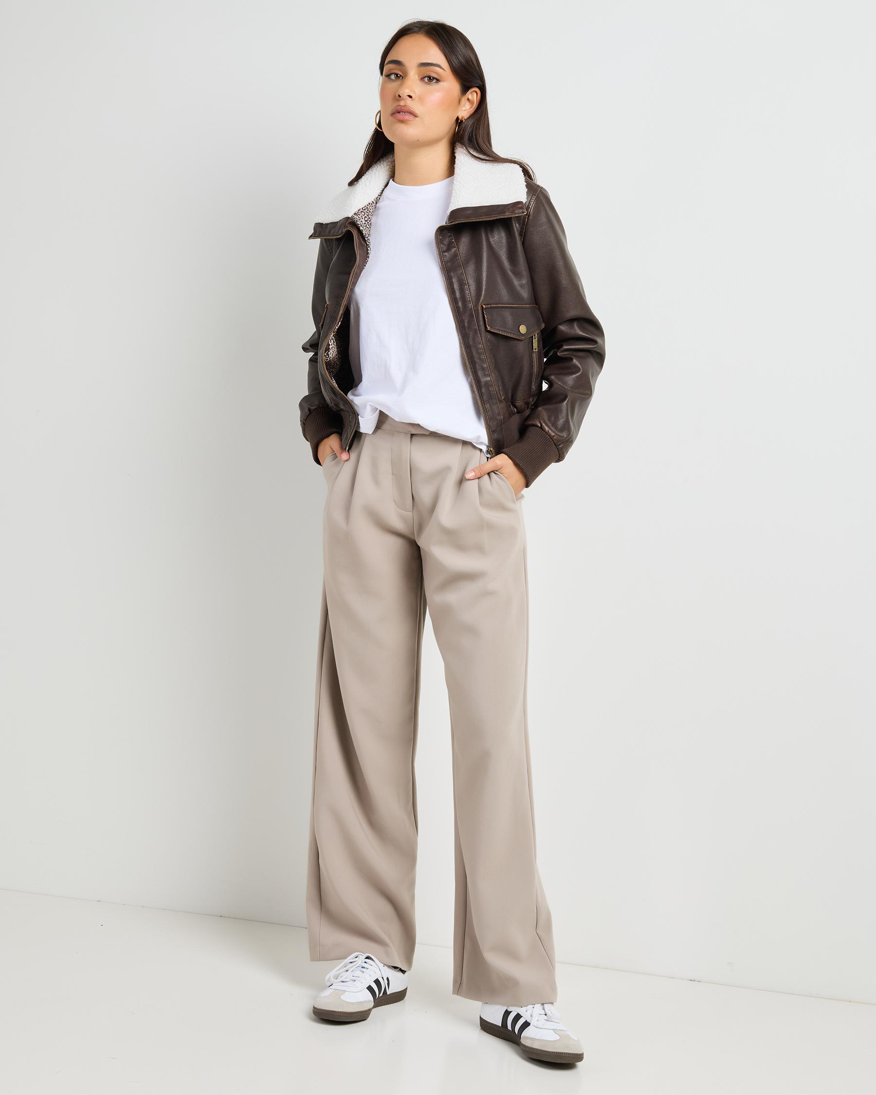 Hunter Faux Leather Jacket