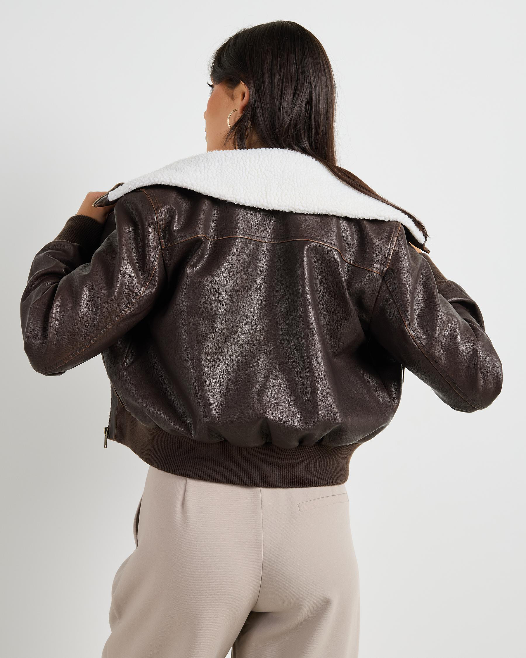 Hunter Faux Leather Jacket