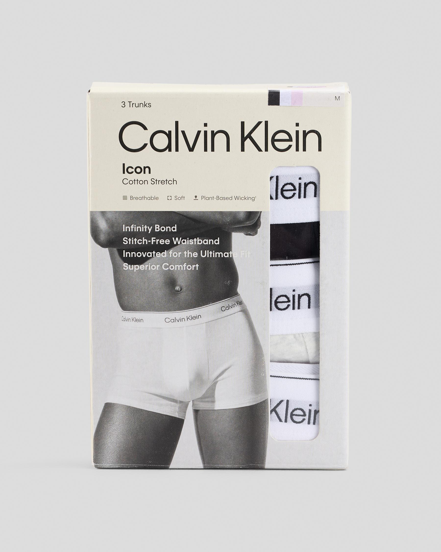 Icon Cotton Stretch Trunk 3 Pack