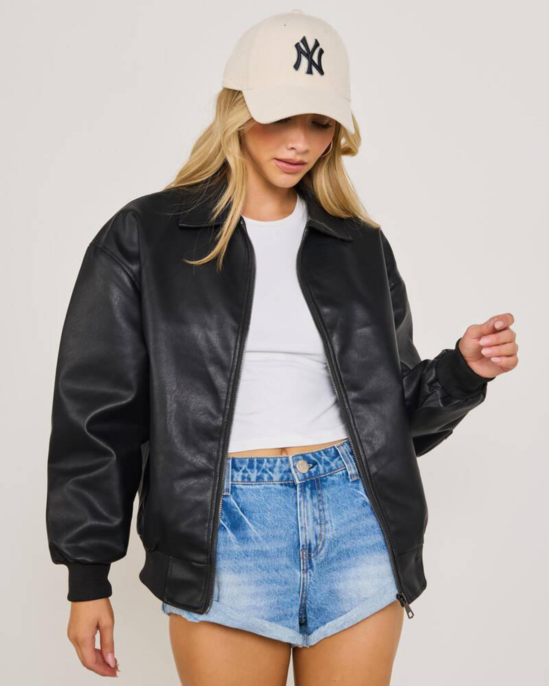 Dean Faux Leather Jacket