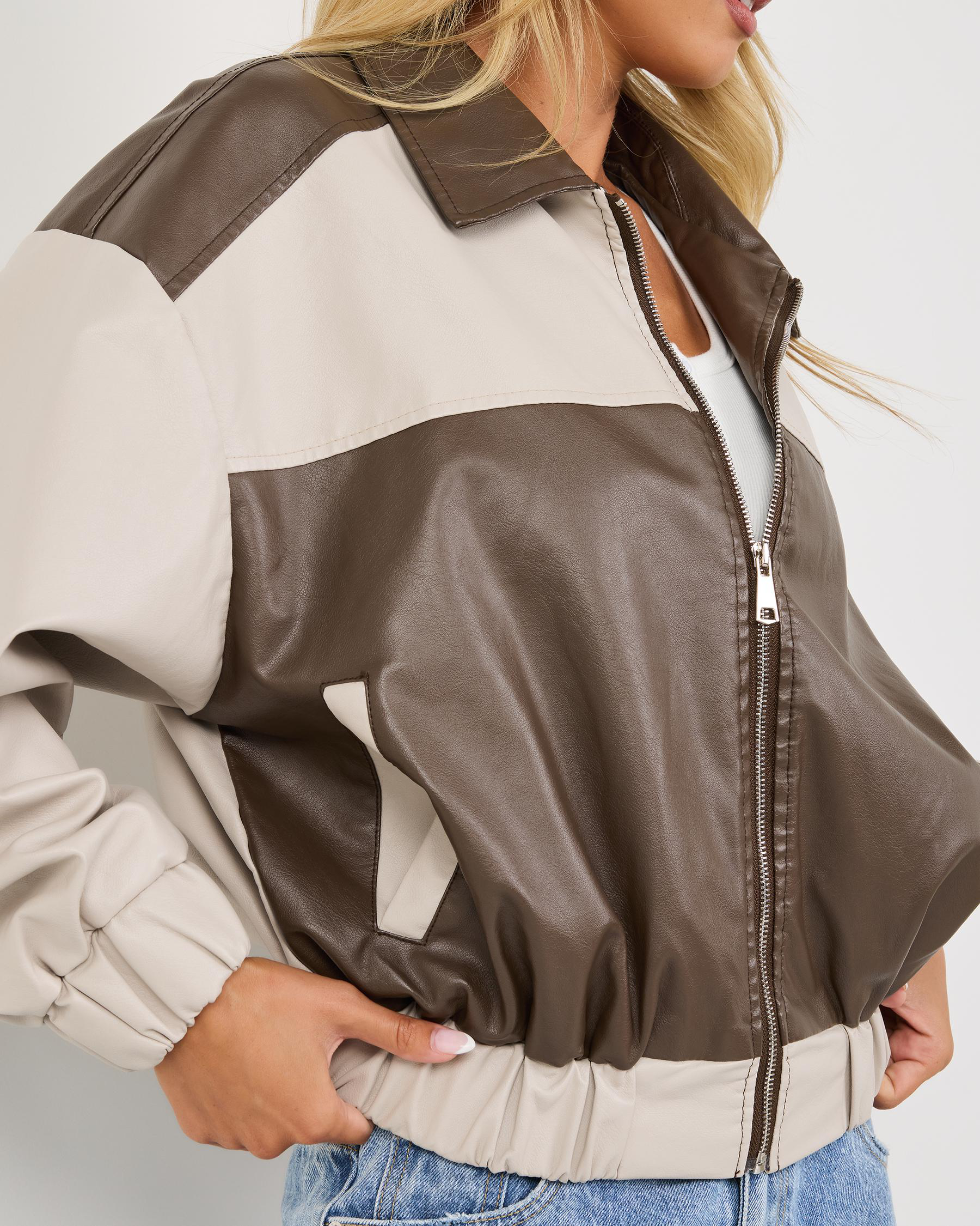 V.I.P Faux Leather Jacket