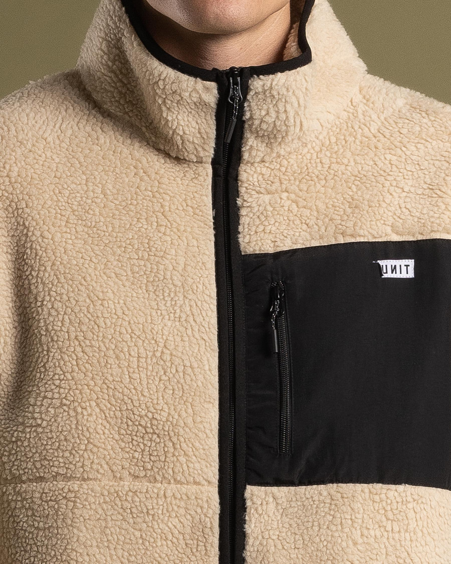 Claim Half Pile Zip Thru Fleece Jacket