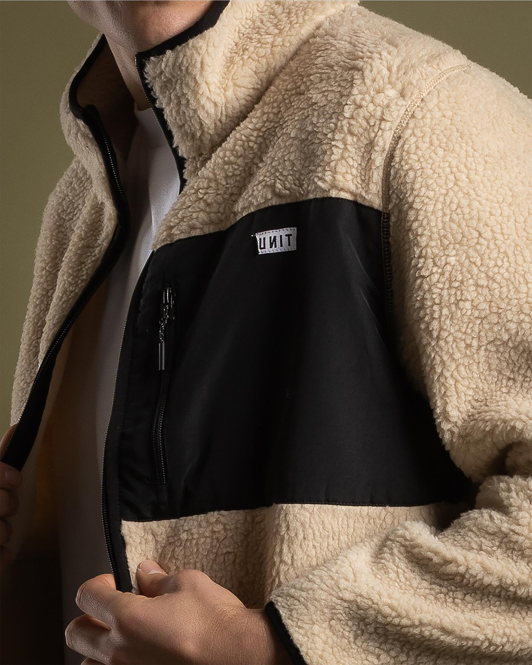 Claim Half Pile Zip Thru Fleece Jacket