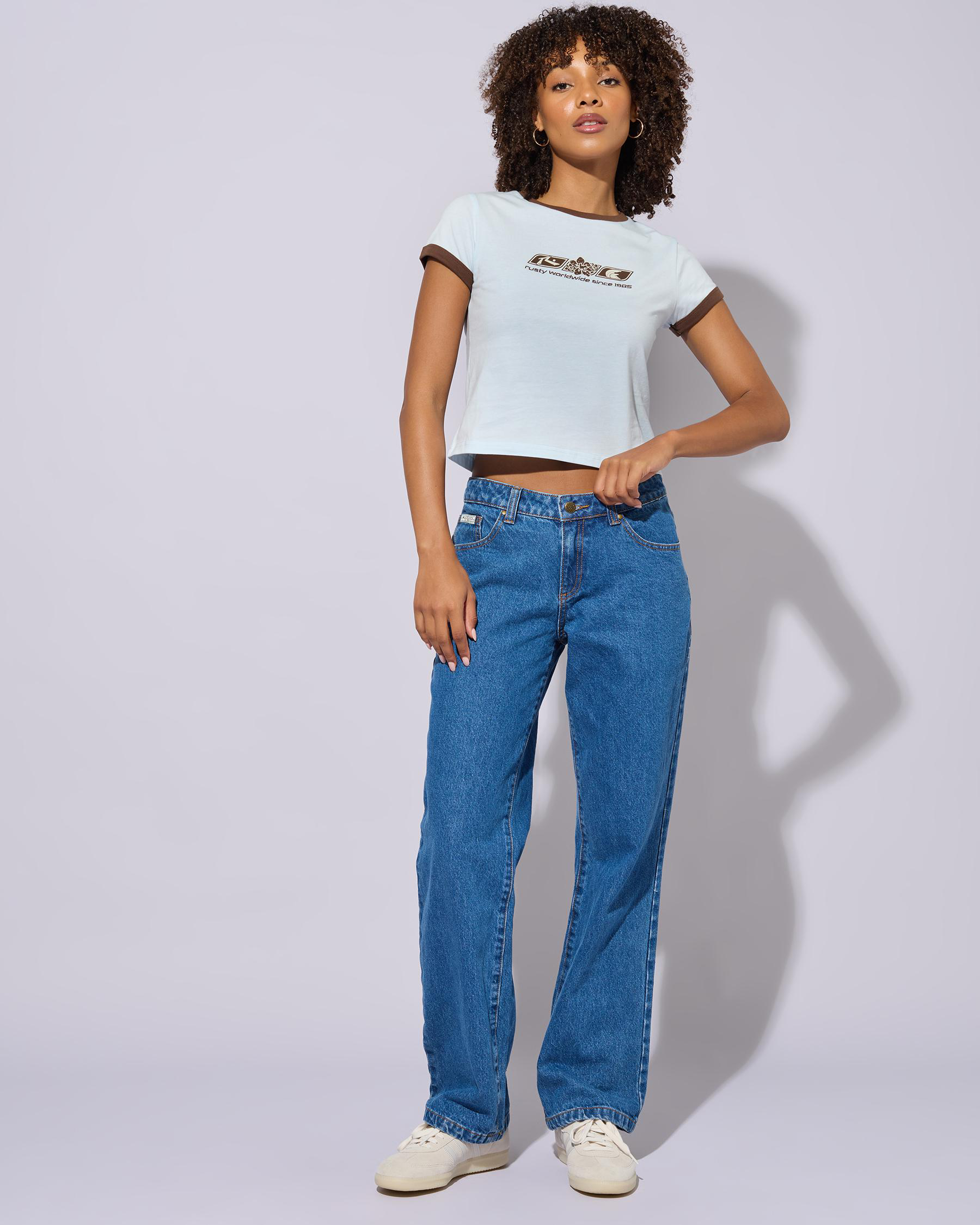 Suzy Straight Low Rise Jeans