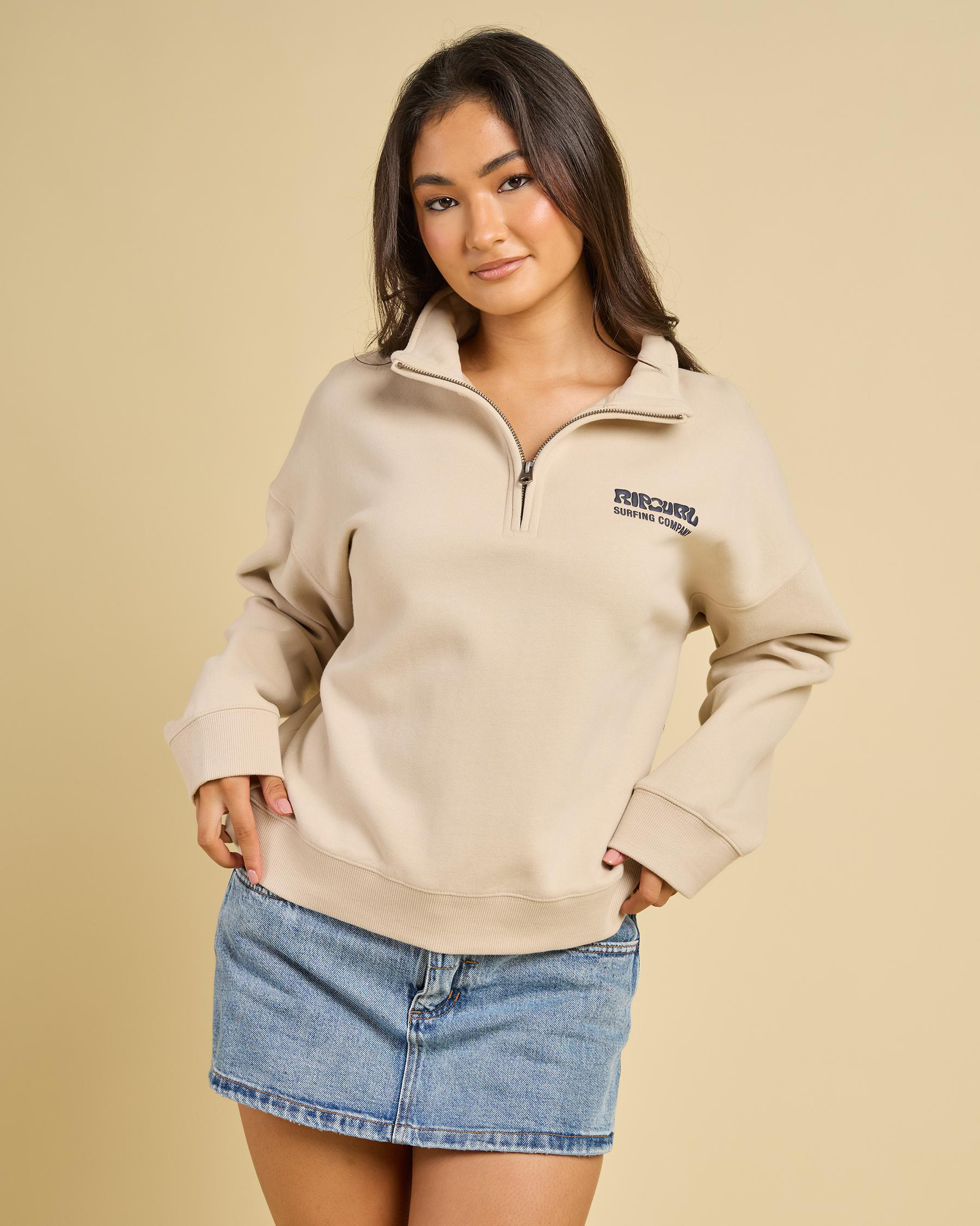 Surf Puff 1/4 Zip Sweatshirt