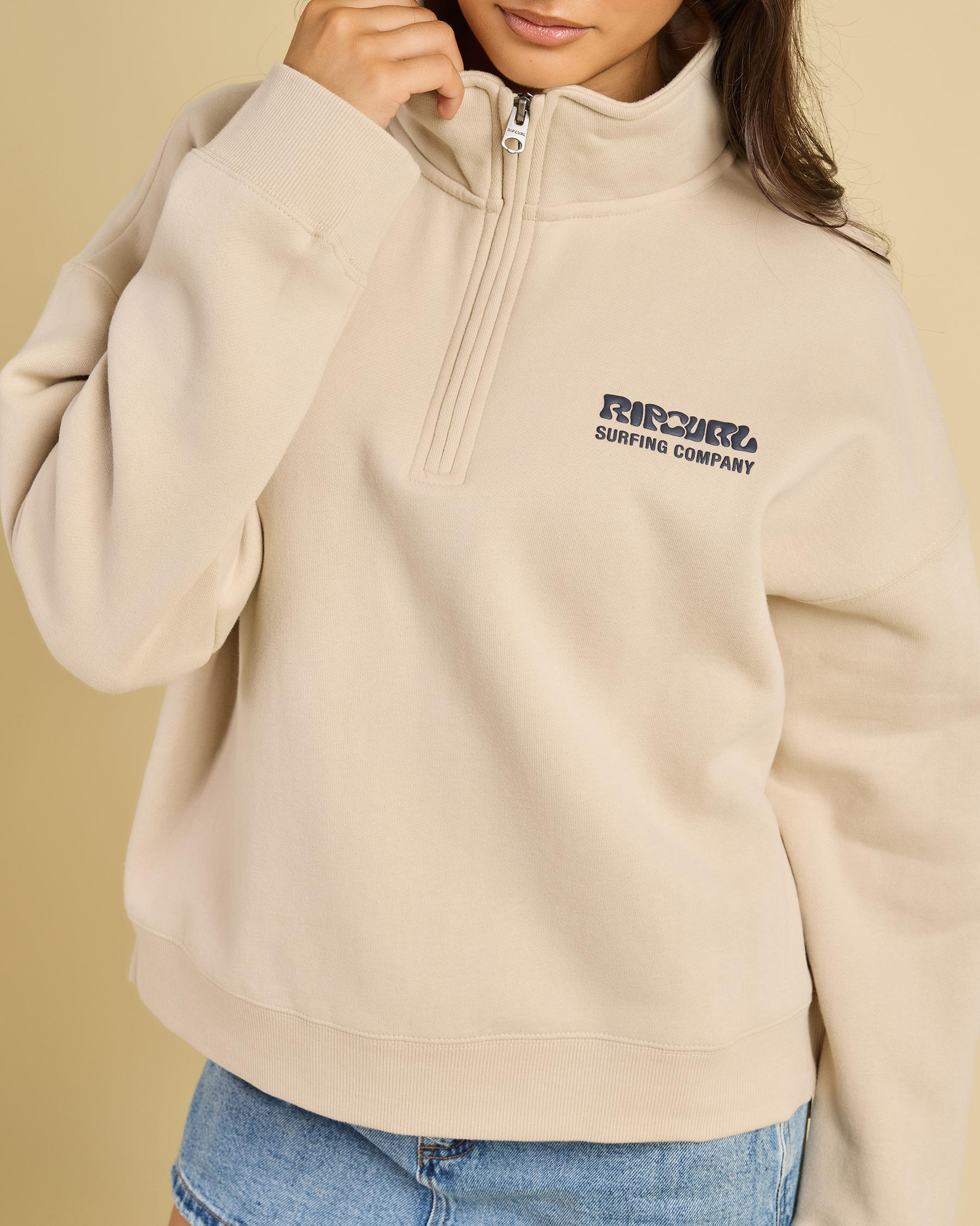 Surf Puff 1/4 Zip Sweatshirt