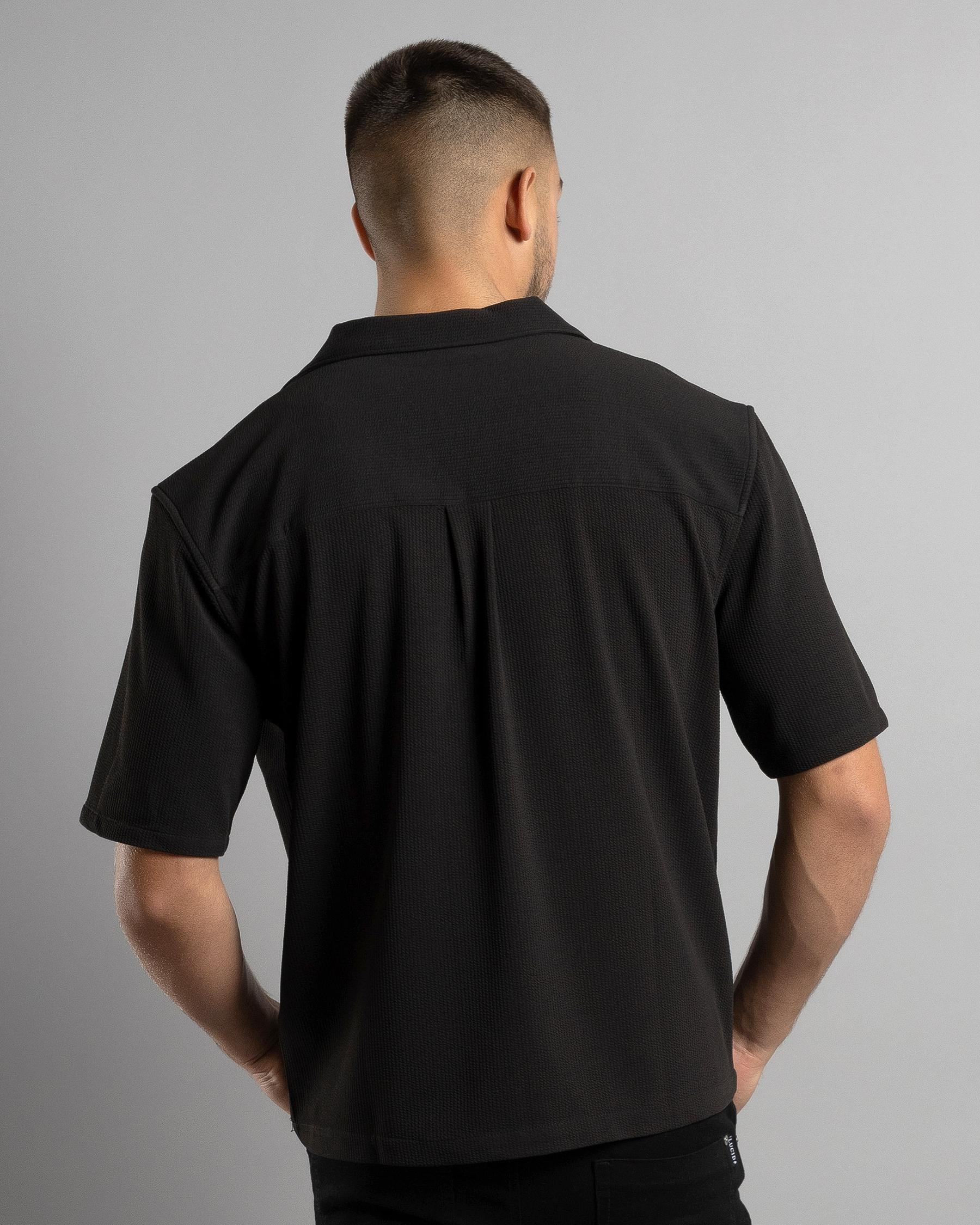 Amalfi Box Cropped Resort Short Sleeve Shirt