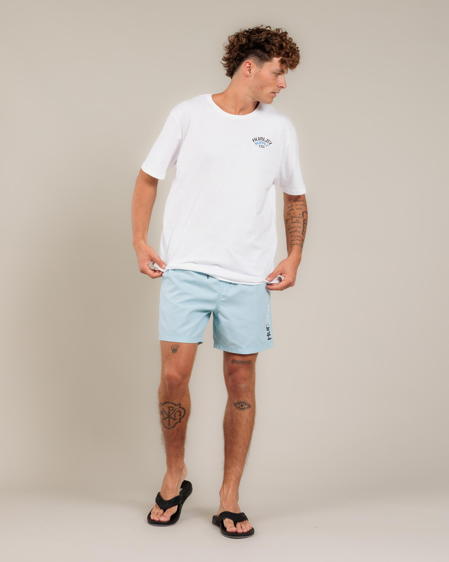 One & Only Gradient Elastic Waist Shorts